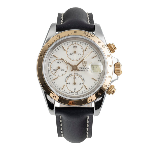 Tudor Prince Date cronógrafo acero / oro automático reloj para caballeros 79263P  [2501075]