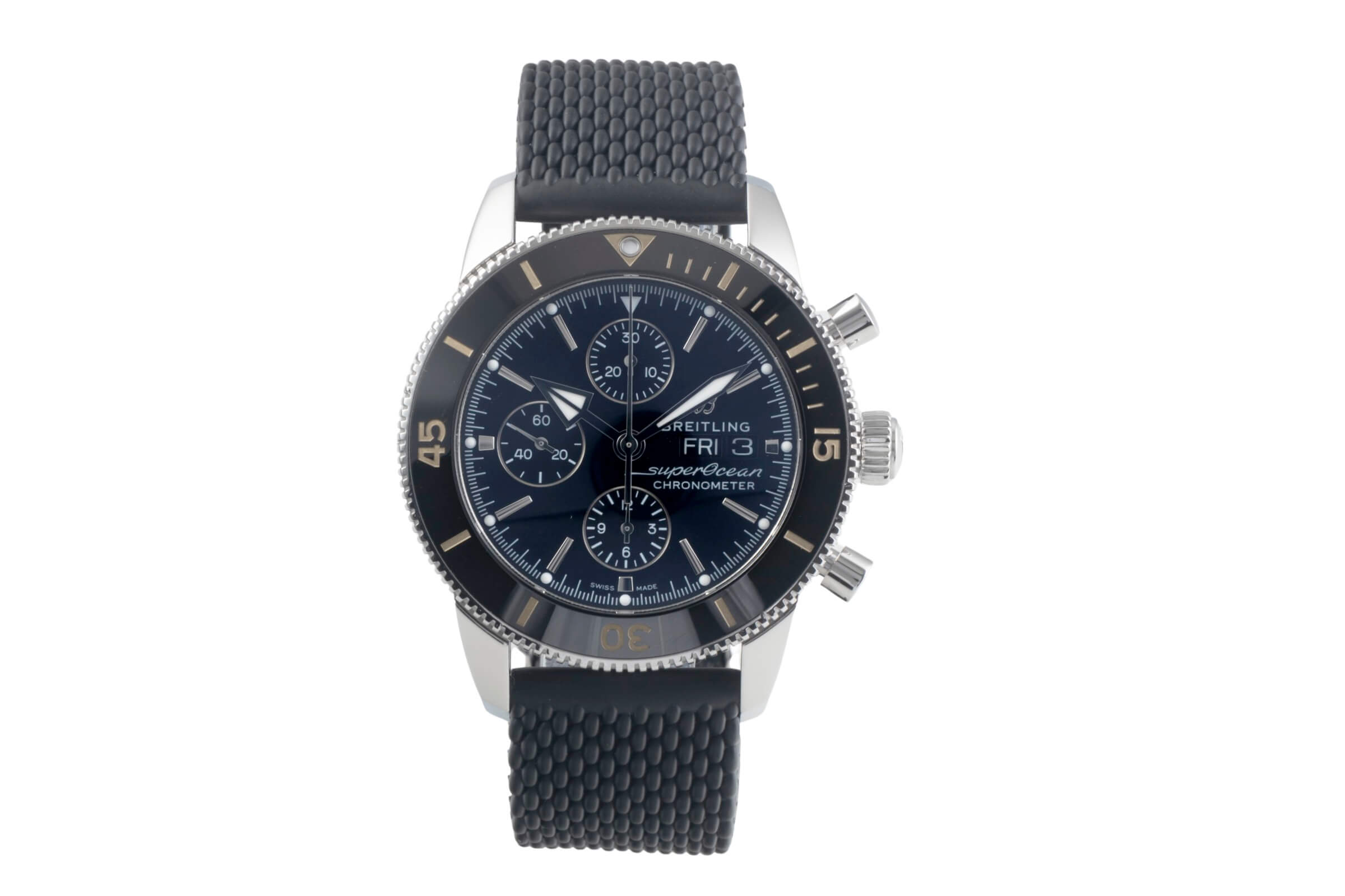 Breitling Superocean Chronograph chronographe acier automatique montre pour hommes A13313121B1S1 LP: 8250EUR  [2501083]