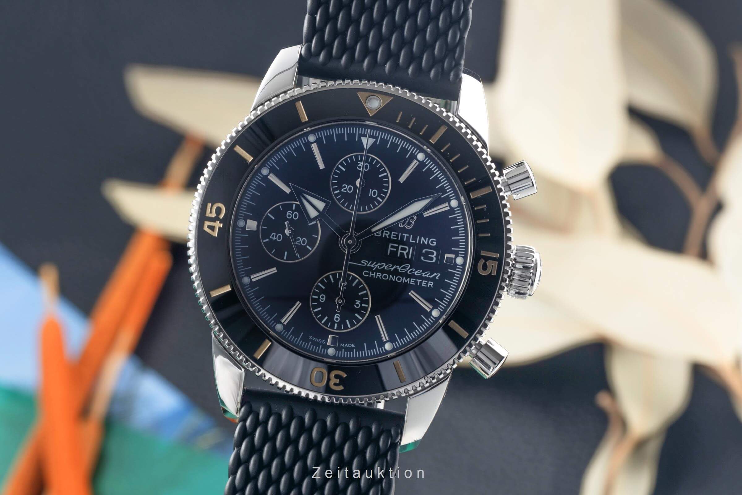 Breitling Superocean Chronograph chronographe acier automatique montre pour hommes A13313121B1S1 LP: 8250EUR  [2501083]