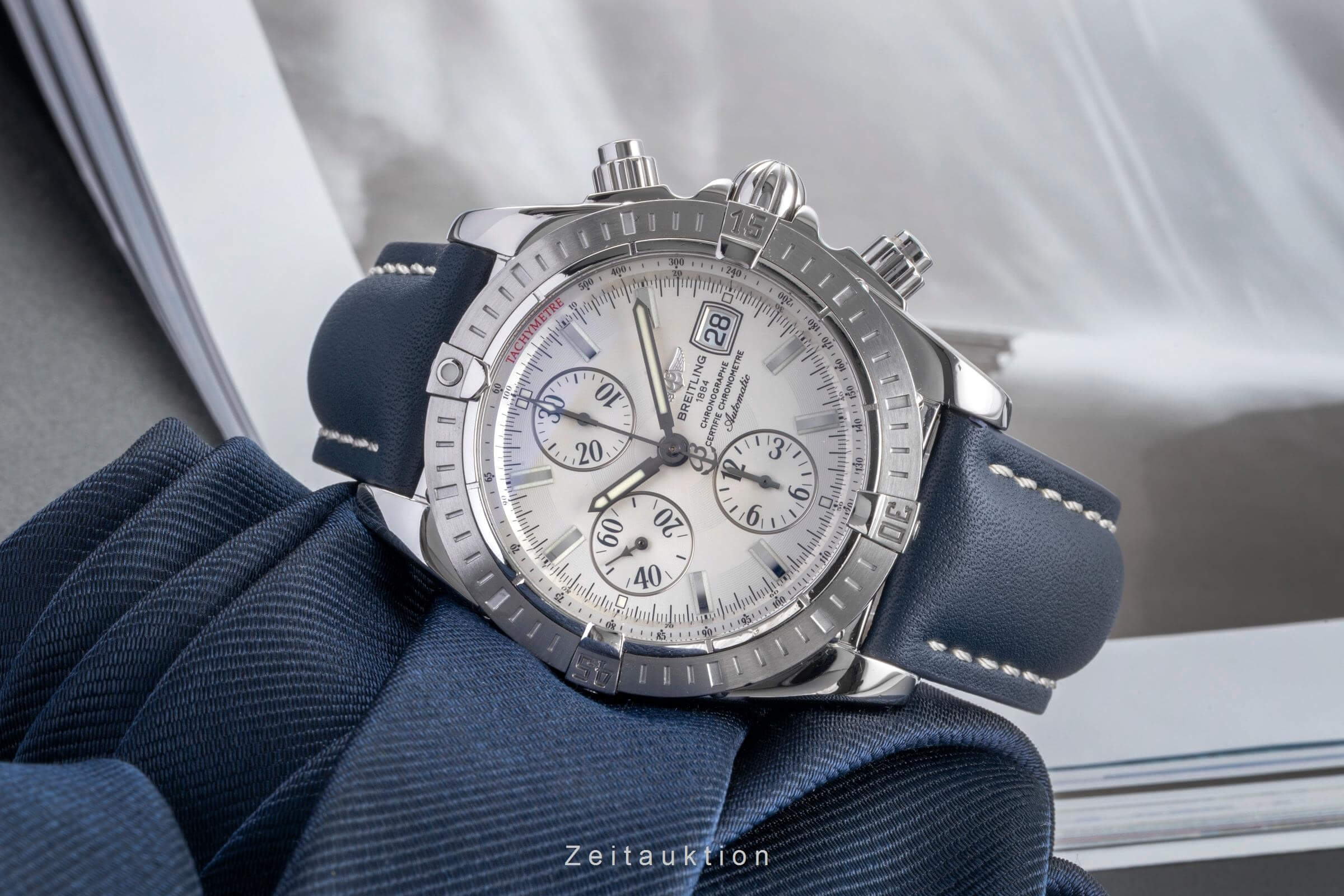 Breitling Chronomat cronografo acciaio automatismo orologio da uomo A13356  [2501085]