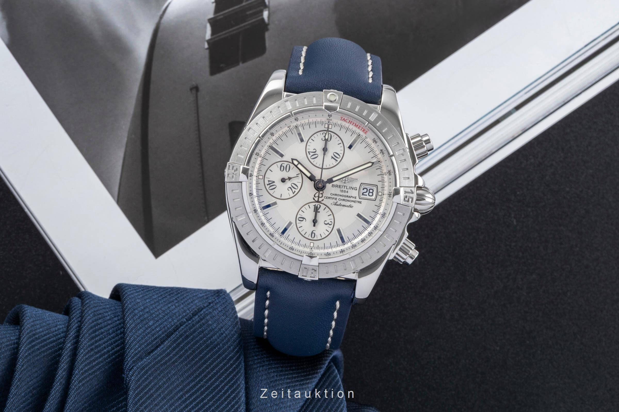 Breitling Chronomat cronografo acciaio automatismo orologio da uomo A13356  [2501085]