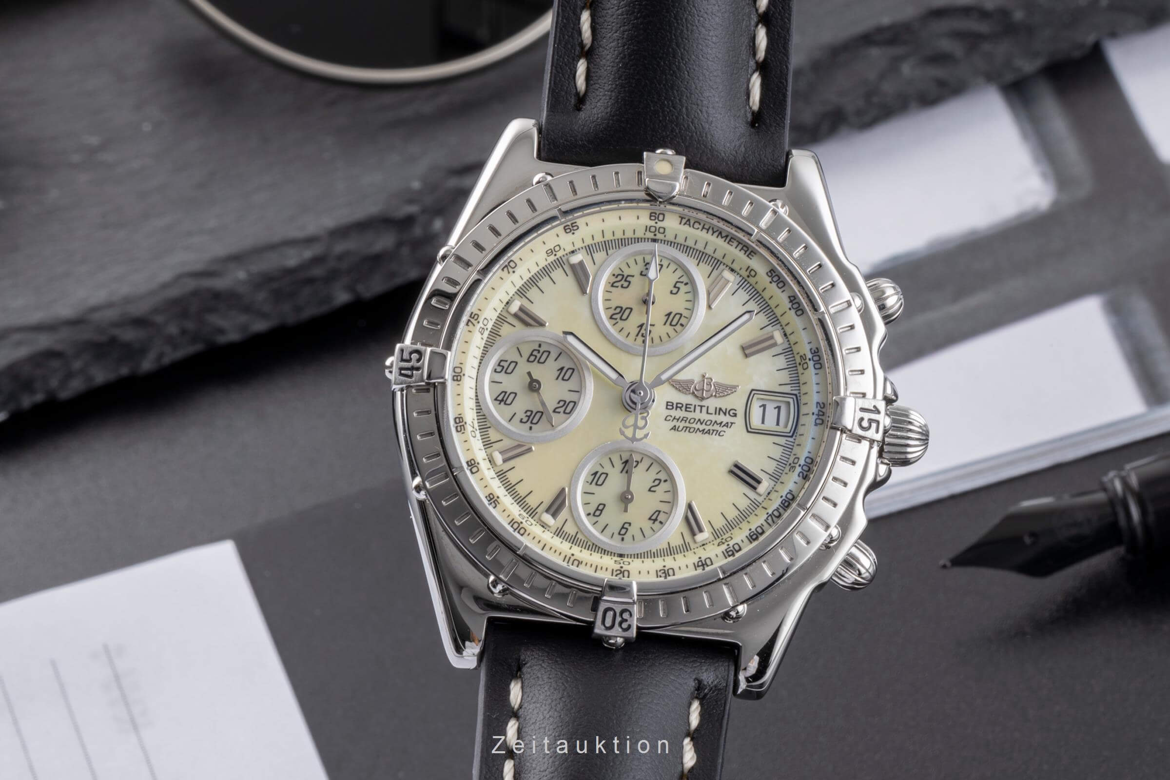 Breitling Chronomat Chronograph Edelstahl MOP Dial Automatik Ref. A13050.1 [2501088]