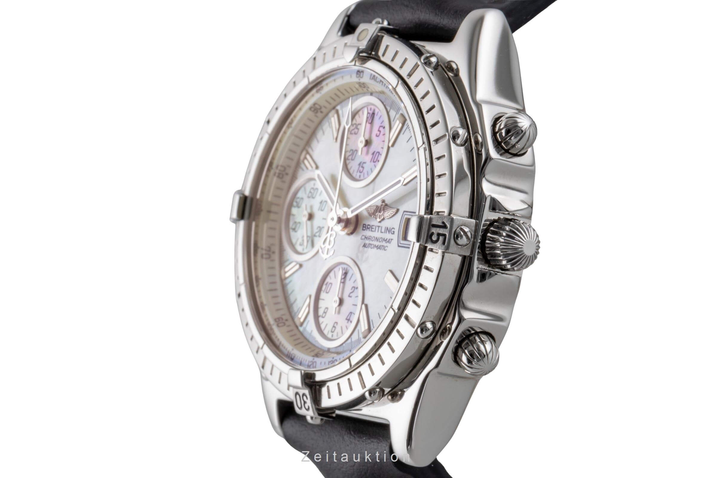 Breitling Chronomat Chronograph Edelstahl MOP Dial Automatik Ref. A13050.1 [2501088]