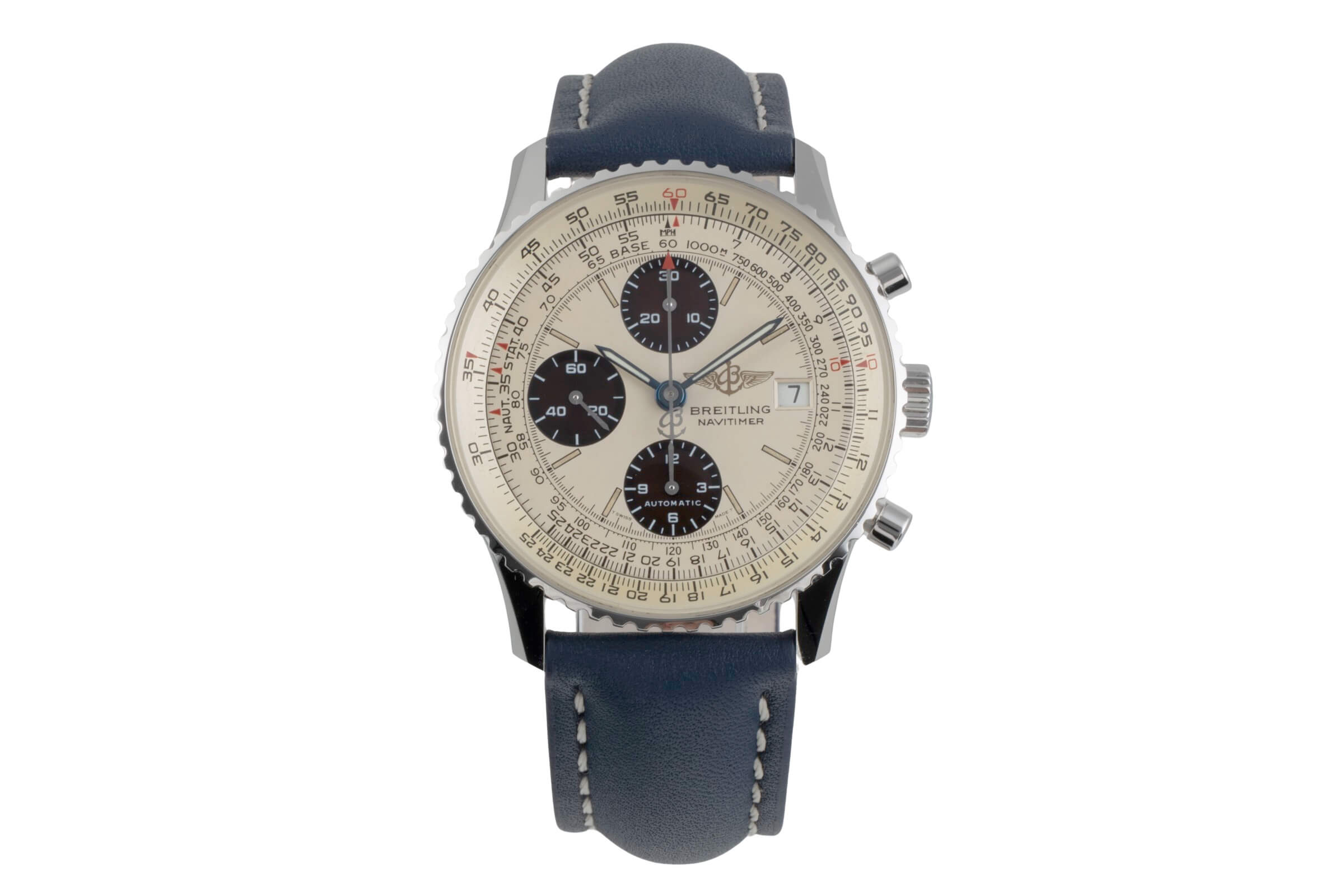Breitling Navitimer cronógrafo acero automático reloj para caballeros A13022 LP: 8950EUR  [2501089]