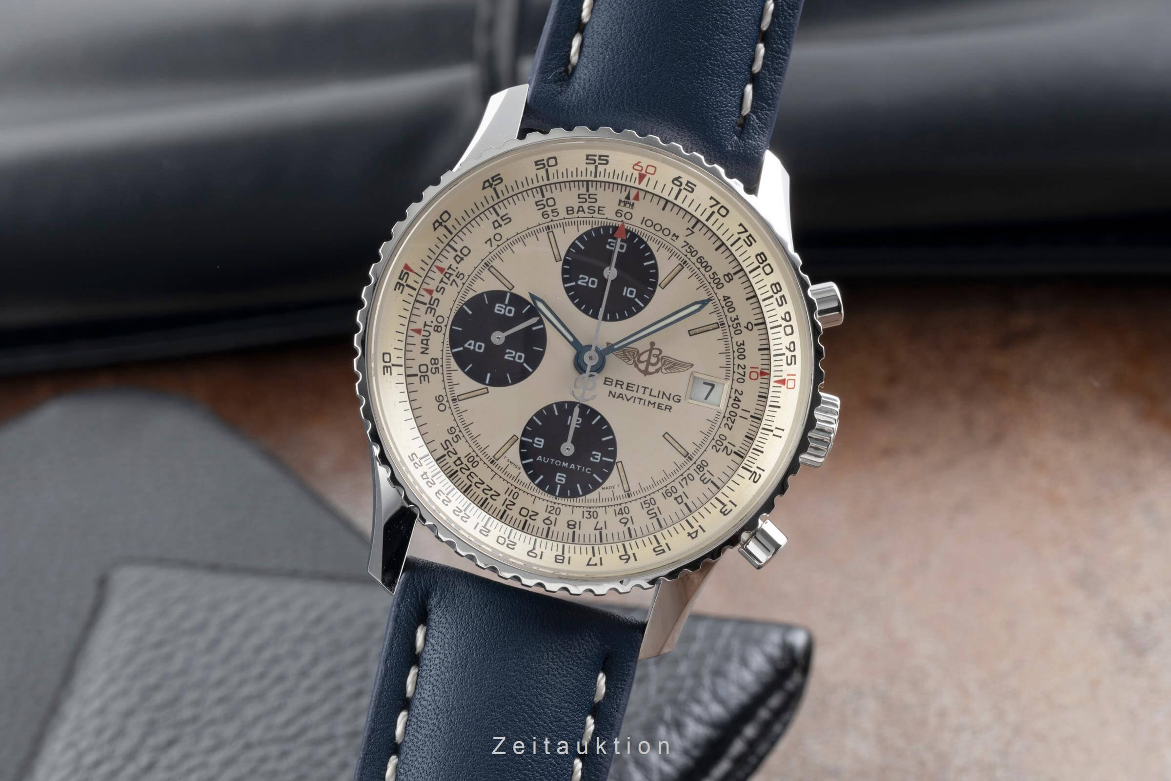 Breitling Navitimer cronógrafo acero automático reloj para caballeros A13022 LP: 8950EUR  [2501089]