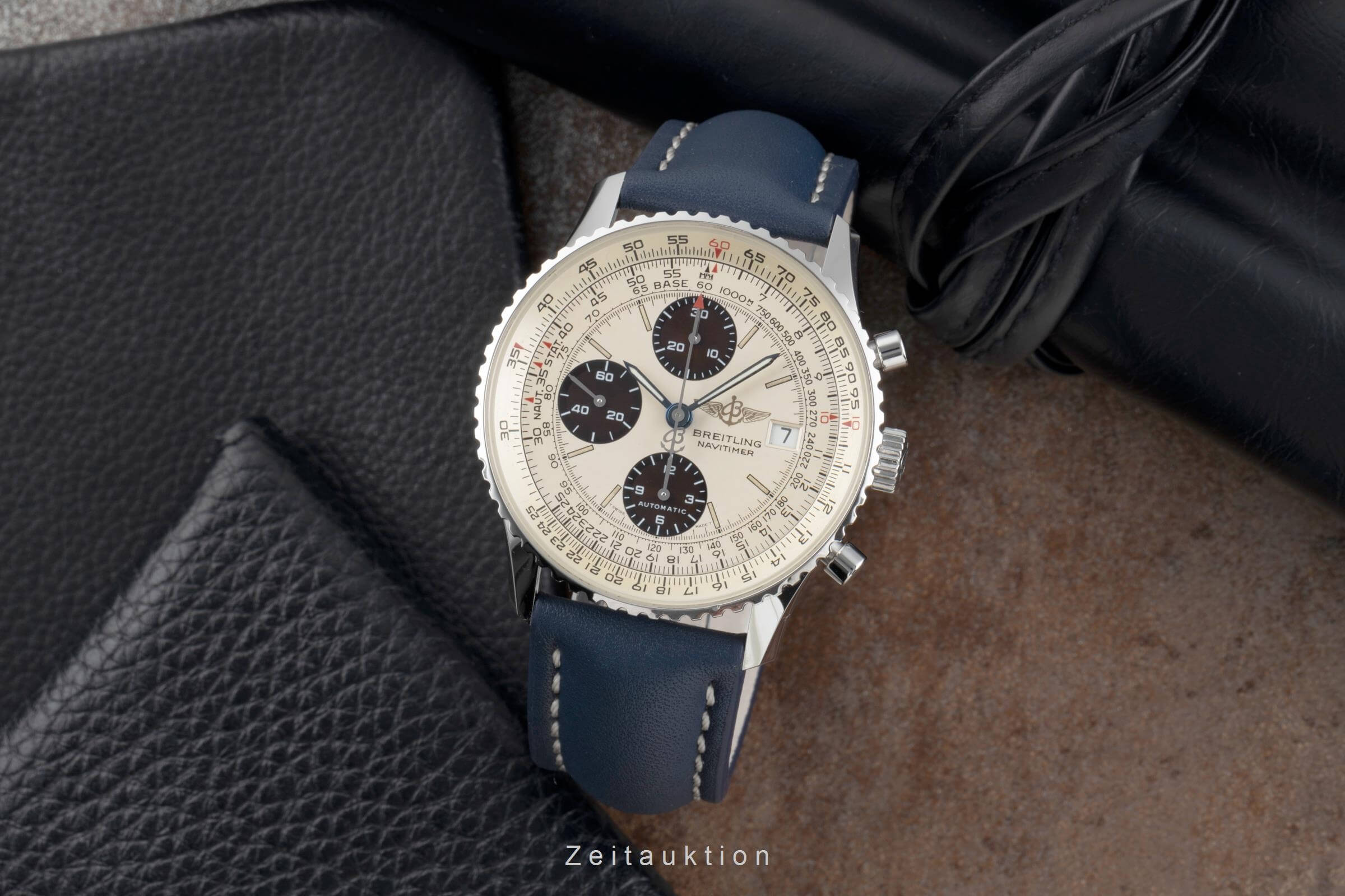 Breitling Navitimer cronógrafo acero automático reloj para caballeros A13022 LP: 8950EUR  [2501089]