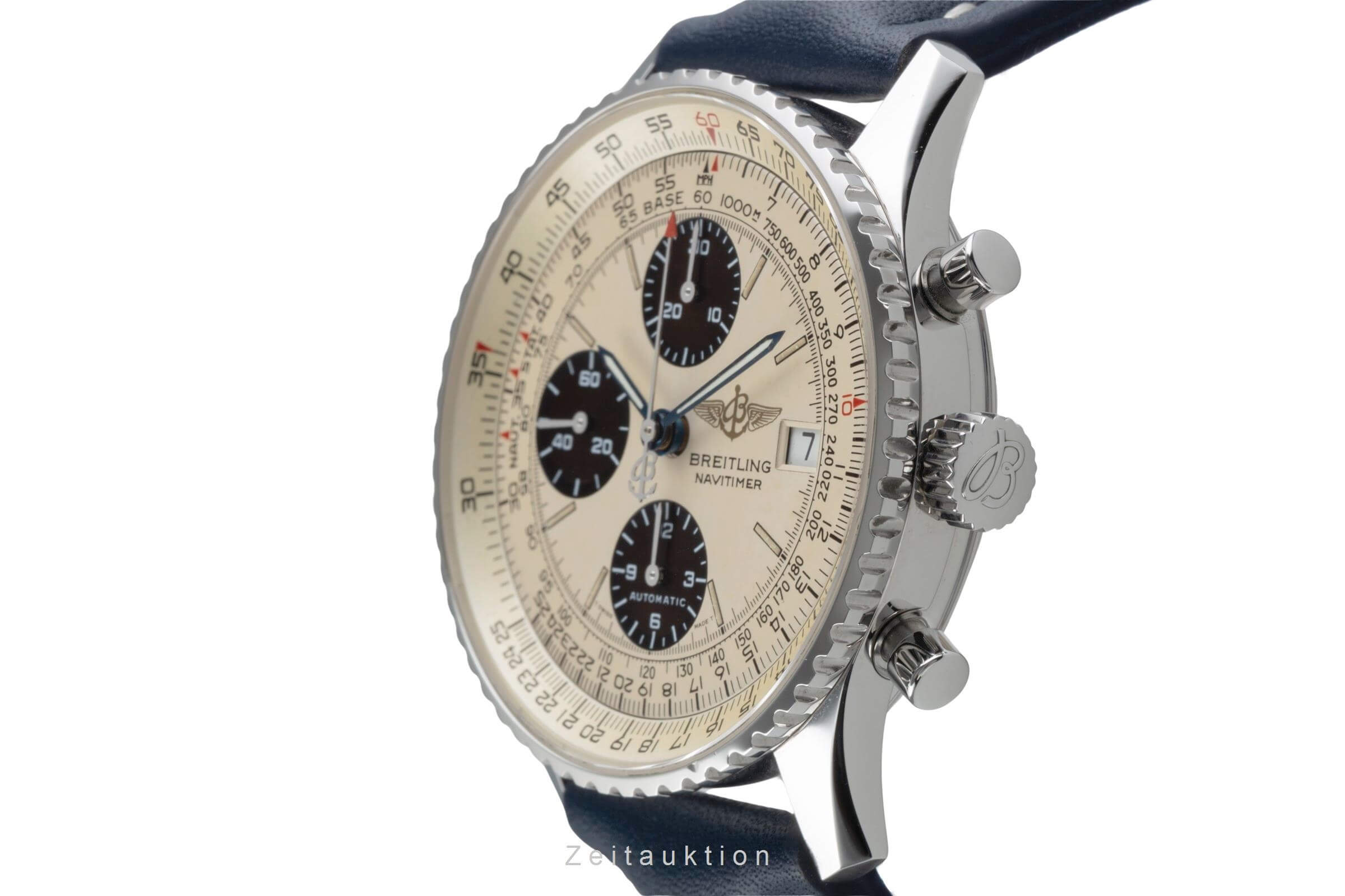 Breitling Navitimer cronógrafo acero automático reloj para caballeros A13022 LP: 8950EUR  [2501089]