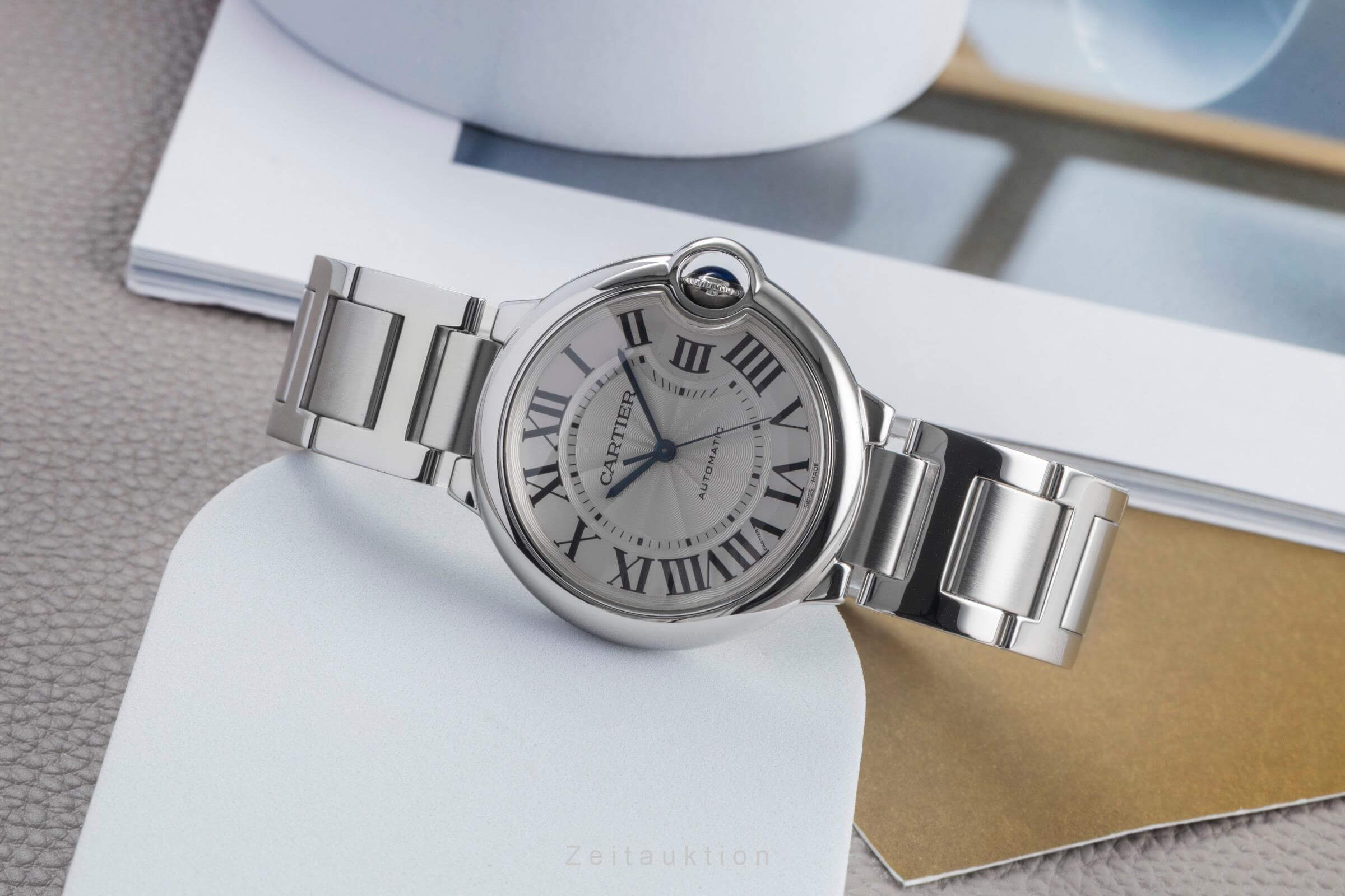 Cartier Ballon Bleu de Cartier acero automático reloj para caballeros W6920046  [2501091]