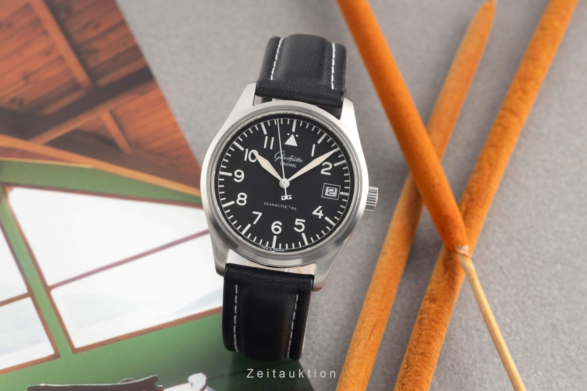 Glashütte Original Navigator Automatik GUB 10-30 Stahl Ref. 10-33-07-07-04   [2501092]