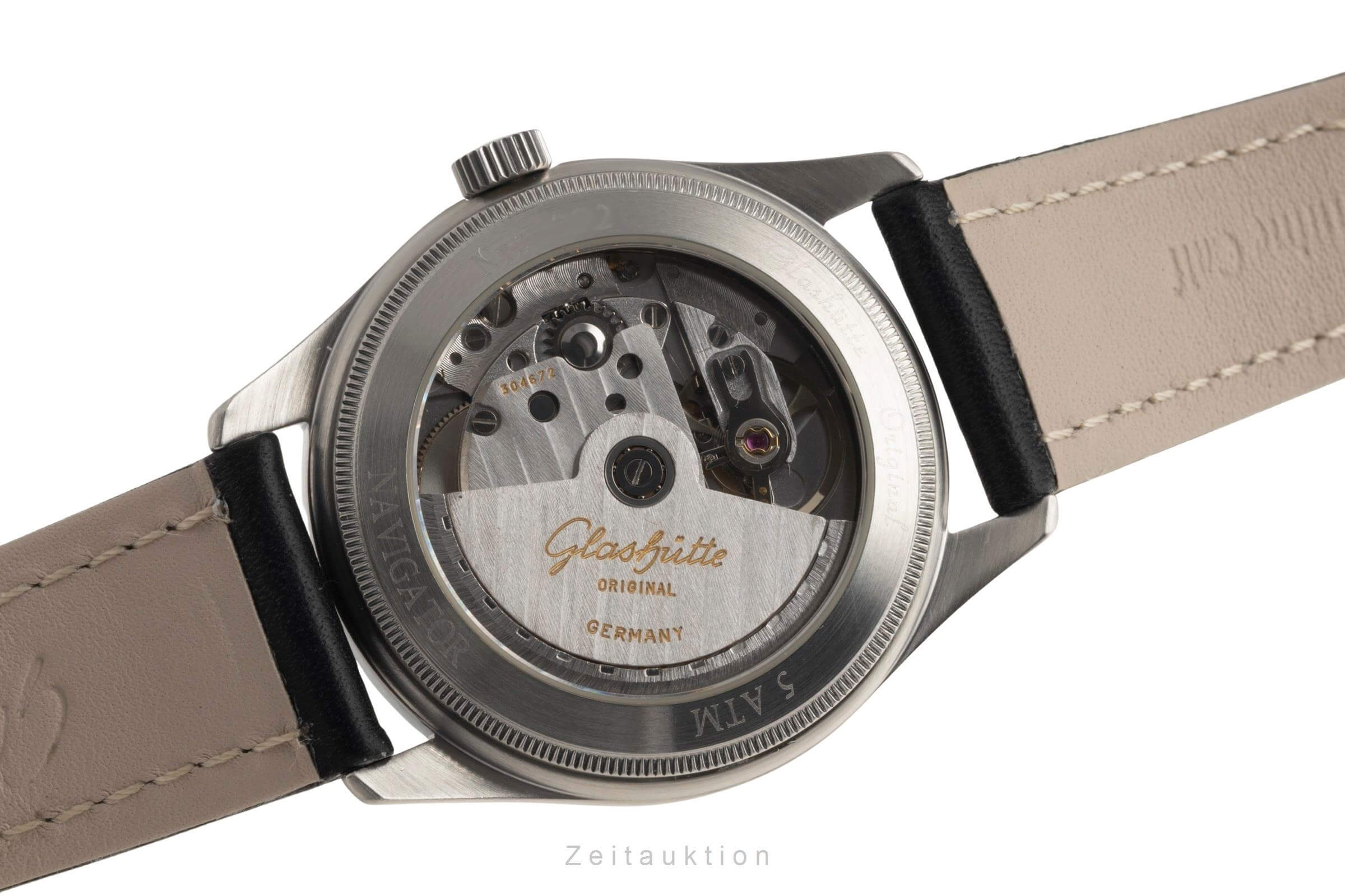 Glashütte Original Navigator Automatik GUB 10-30 Stahl Ref. 10-33-07-07-04   [2501092]