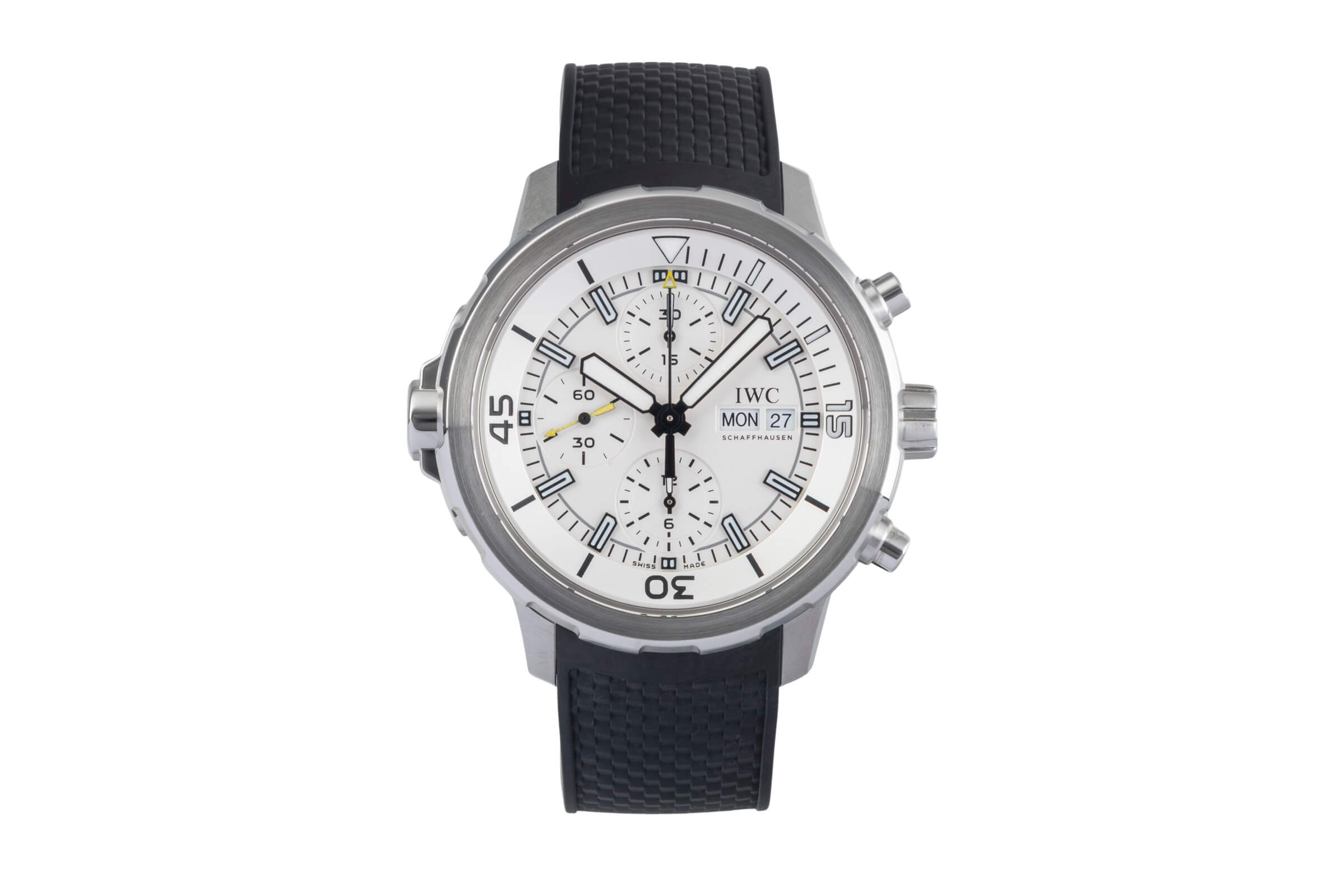 IWC Aquatimer Chronograph Silver Dial Stainless Steel Ref. IW376801 Papiere 2015 [2501093]