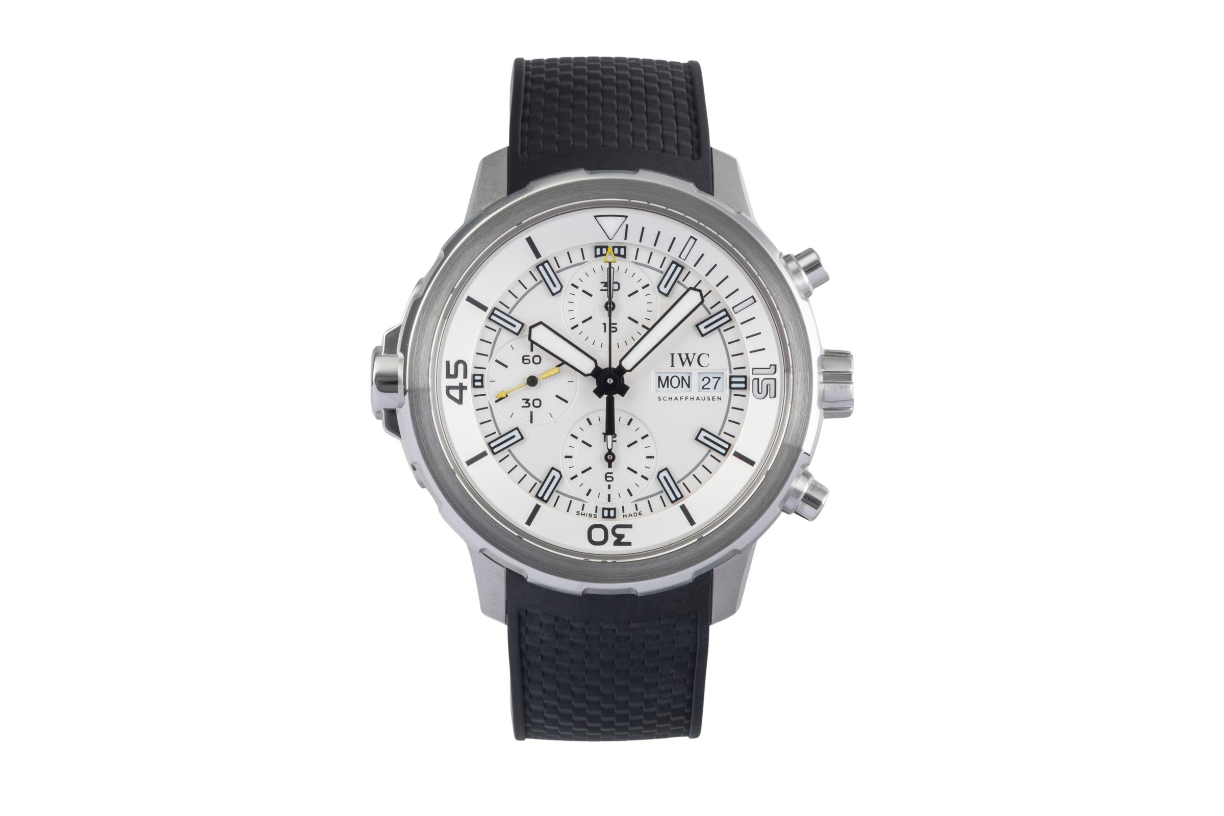 IWC Aquatimer cronografo acciaio automatismo orologio da uomo IW376801 LP: 7800EUR  [2501093]