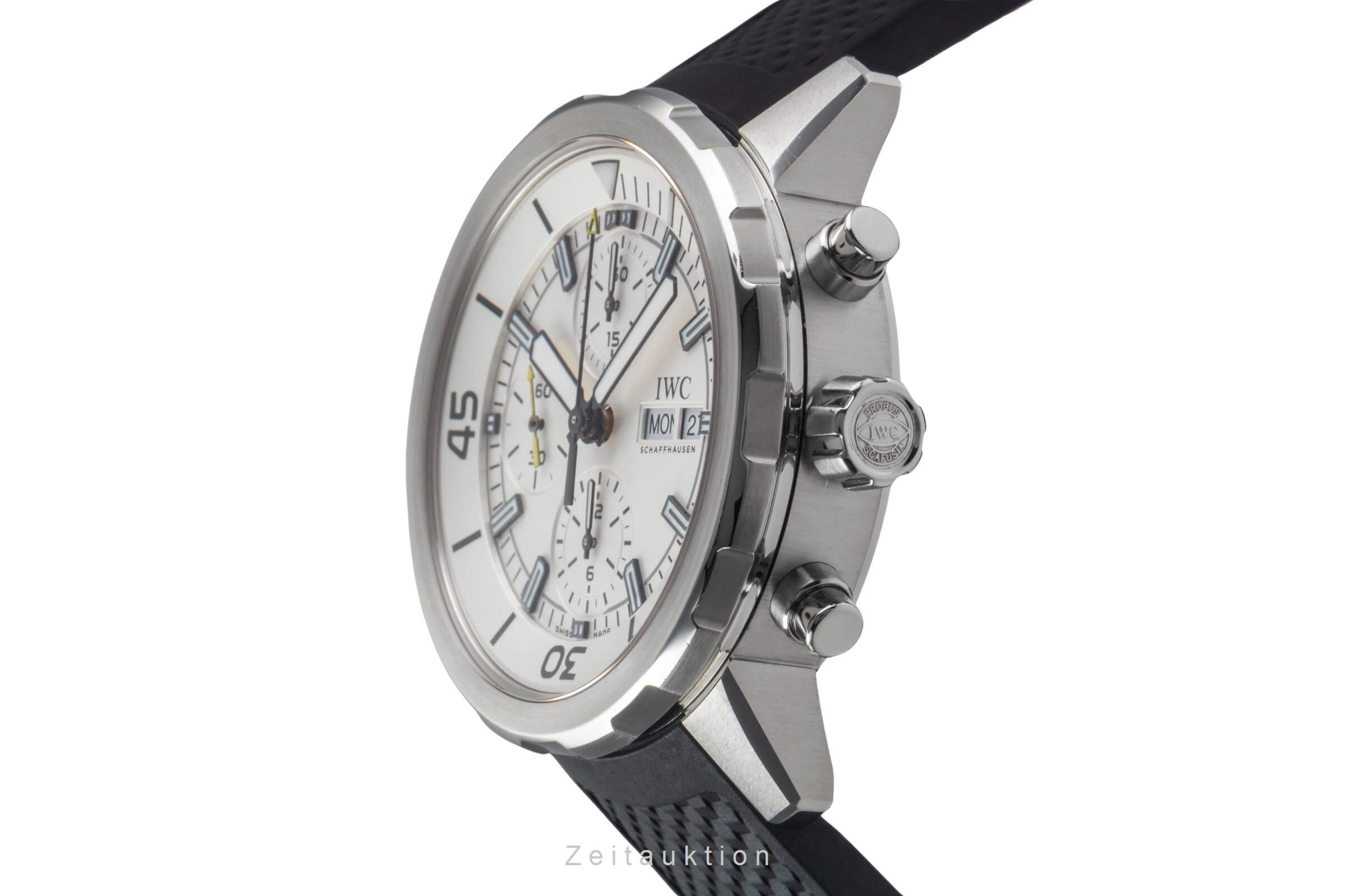 IWC Aquatimer Chronograph Silver Dial Stainless Steel Ref. IW376801 Papiere 2015 [2501093]