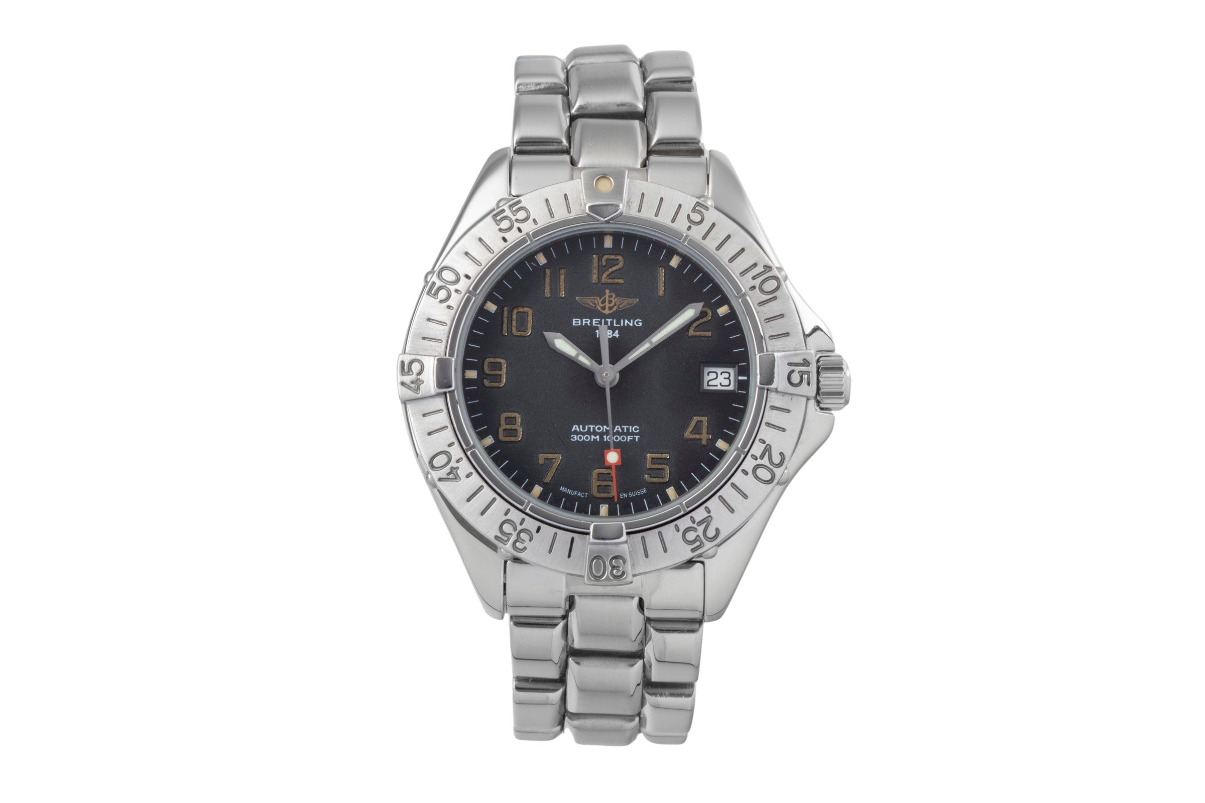 BREITLING A17035 コルトオーシ ヤン グレー文字盤　自動巻 Breitling Colt steel automatic Kal. B17 Ref. A17035 | 2501102