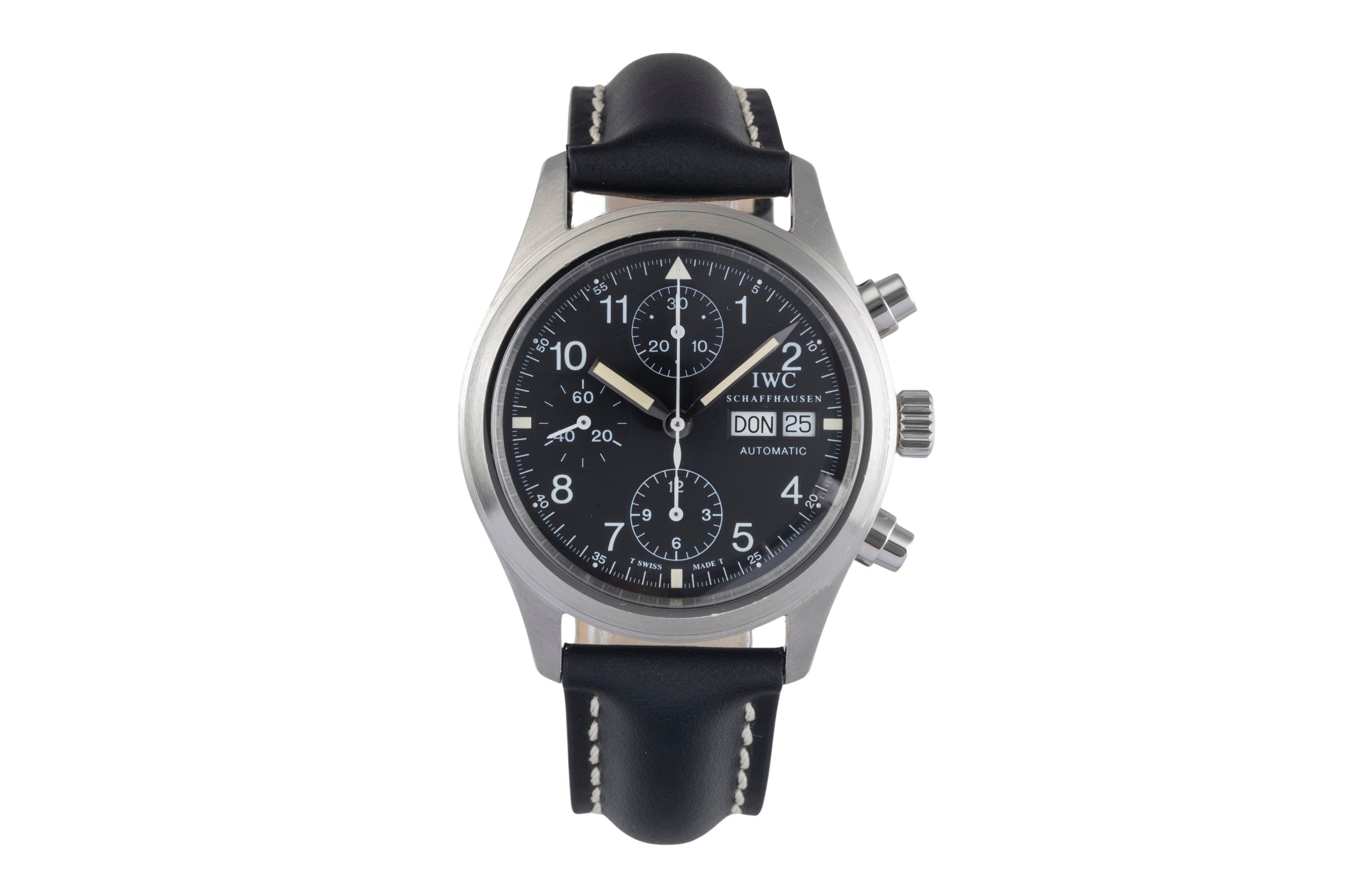 IWC Fliegerchronograph cronografo acciaio automatismo orologio da uomo IW370601 LP: 7700EUR  [2501124]