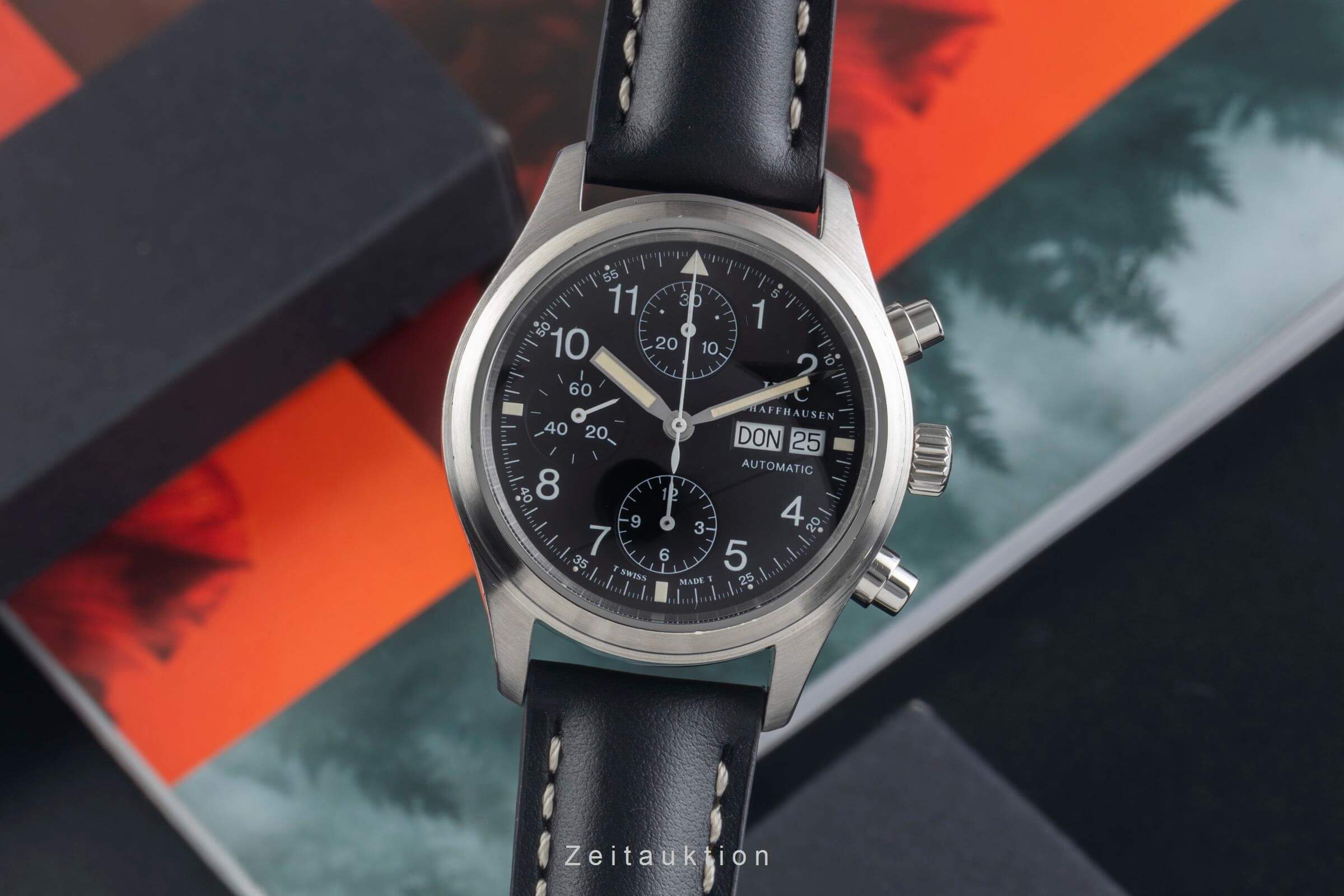 IWC Fliegerchronograph Chronograph Stahl Automatik Herrenuhr Ref. IW370601  [2501124]