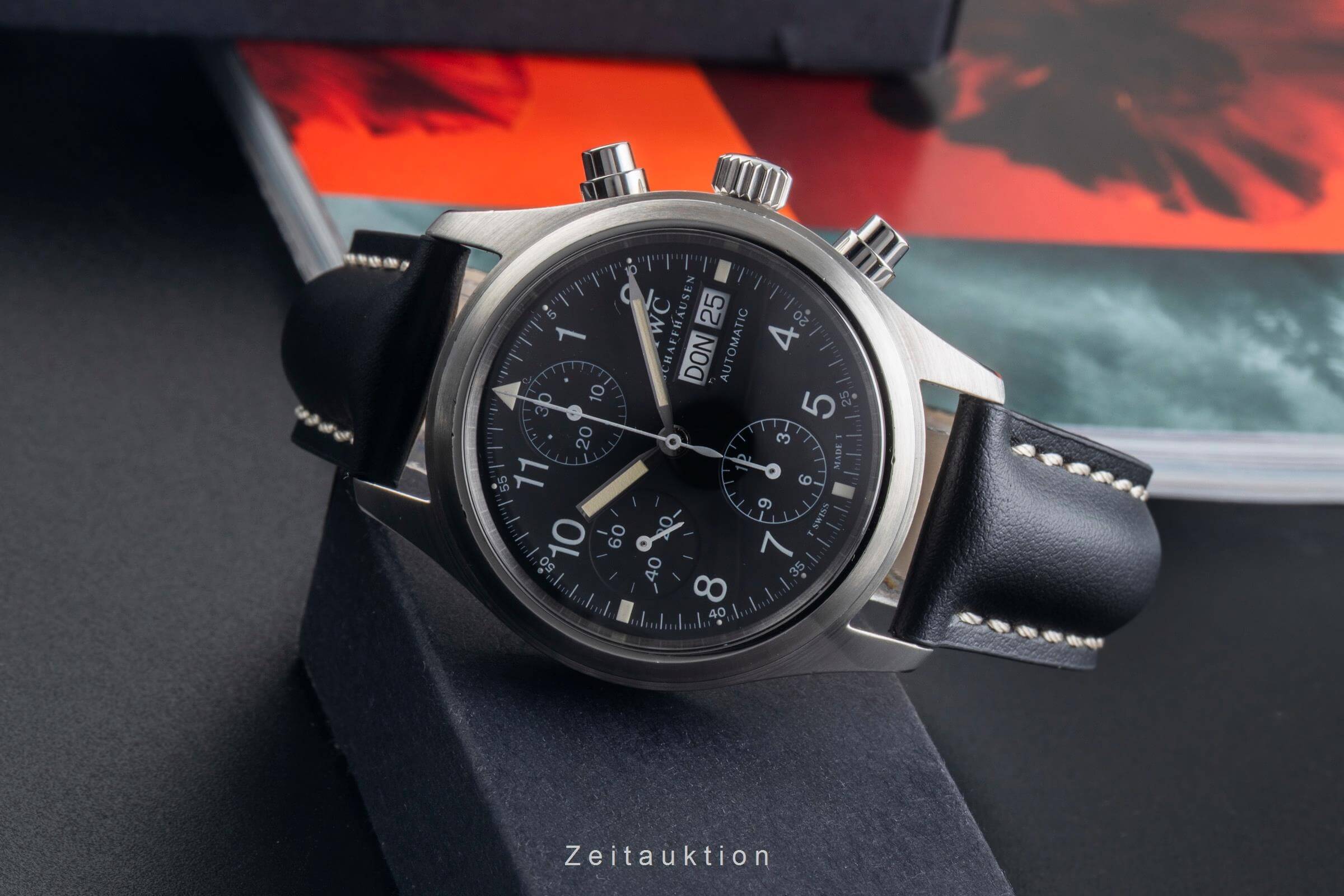 IWC Fliegerchronograph Chronograph Stahl Automatik Herrenuhr Ref. IW370601  [2501124]