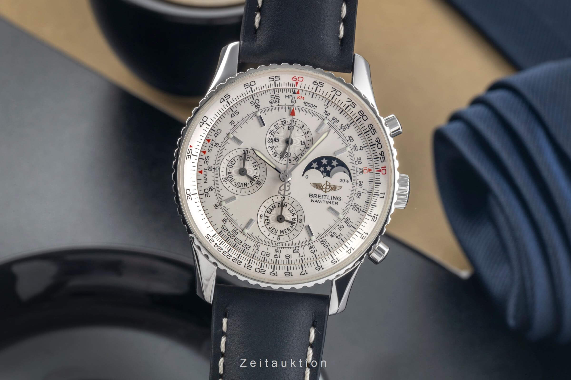 Breitling Navitimer Olympus Triple Date Chronograph Automatik Stahl Ref. A19340  [2501125]