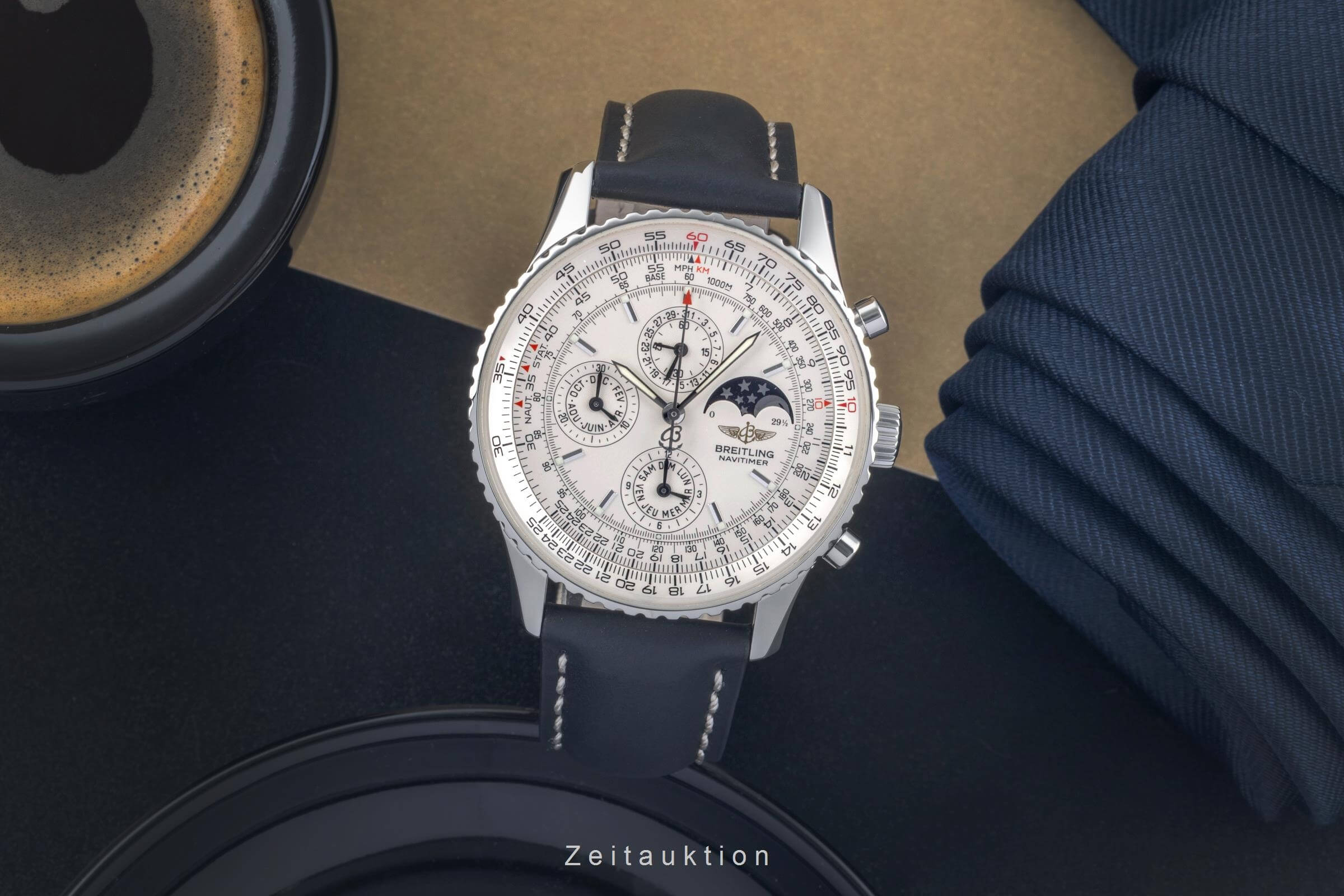 Breitling Navitimer Olympus Triple Date Chronograph Automatik Stahl Ref. A19340  [2501125]