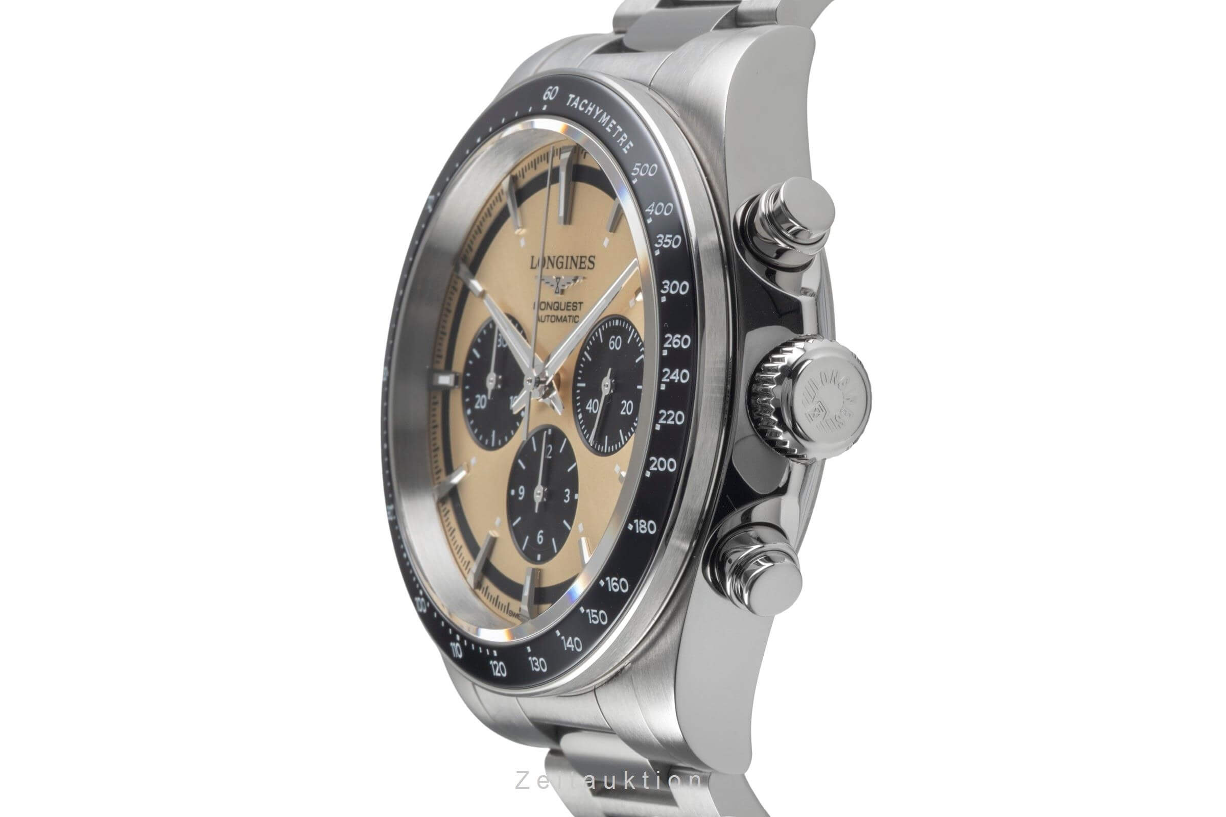 Longines Conquest Chronograph Stahl Automatik Herrenuhr Ref. L38354326 B&P [2501127]