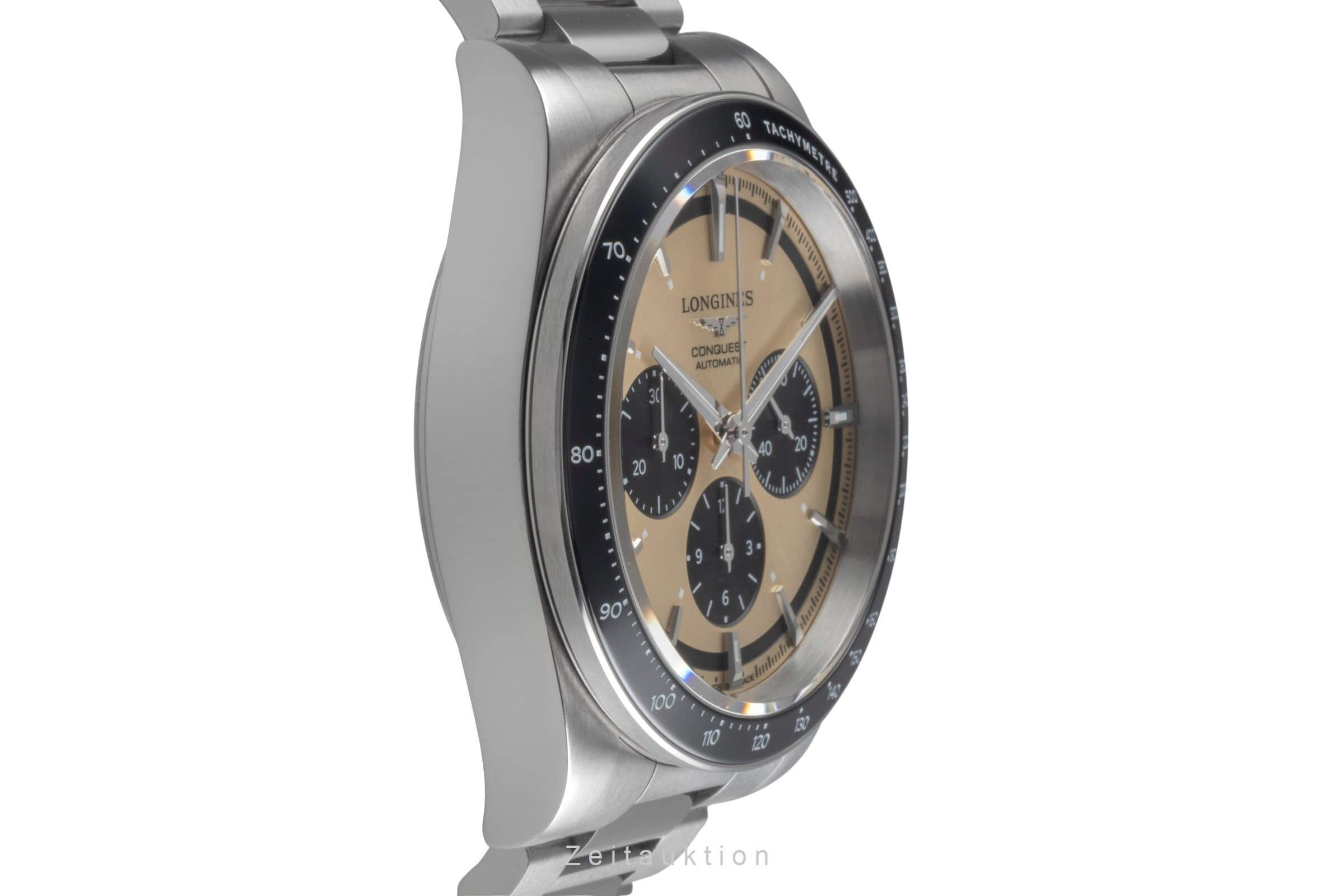 Longines Conquest Chronograph Stahl Automatik Herrenuhr Ref. L38354326 B&P [2501127]