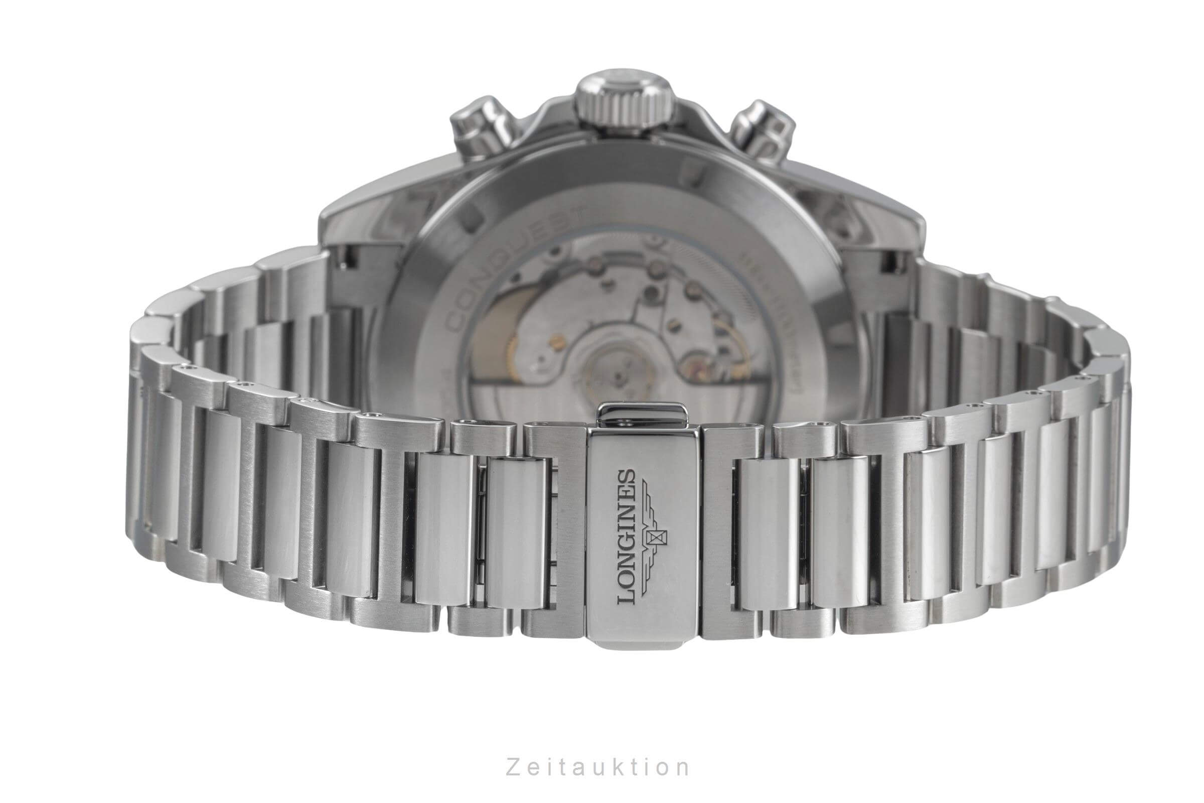 Longines Conquest Chronograph Stahl Automatik Herrenuhr Ref. L38354326 B&P [2501127]