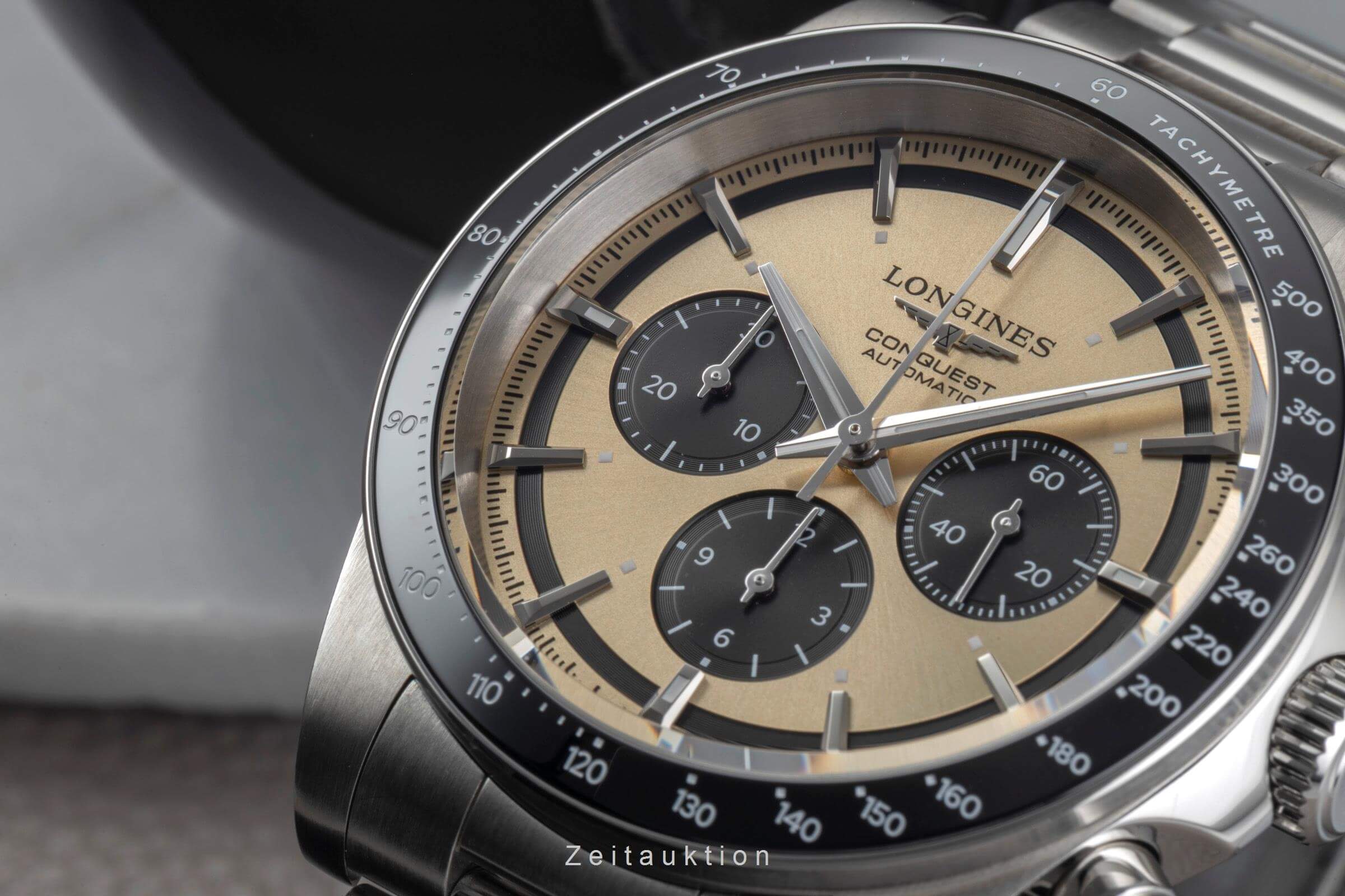 Longines Conquest chronograph steel automatic Kal. L 898.5 Ref