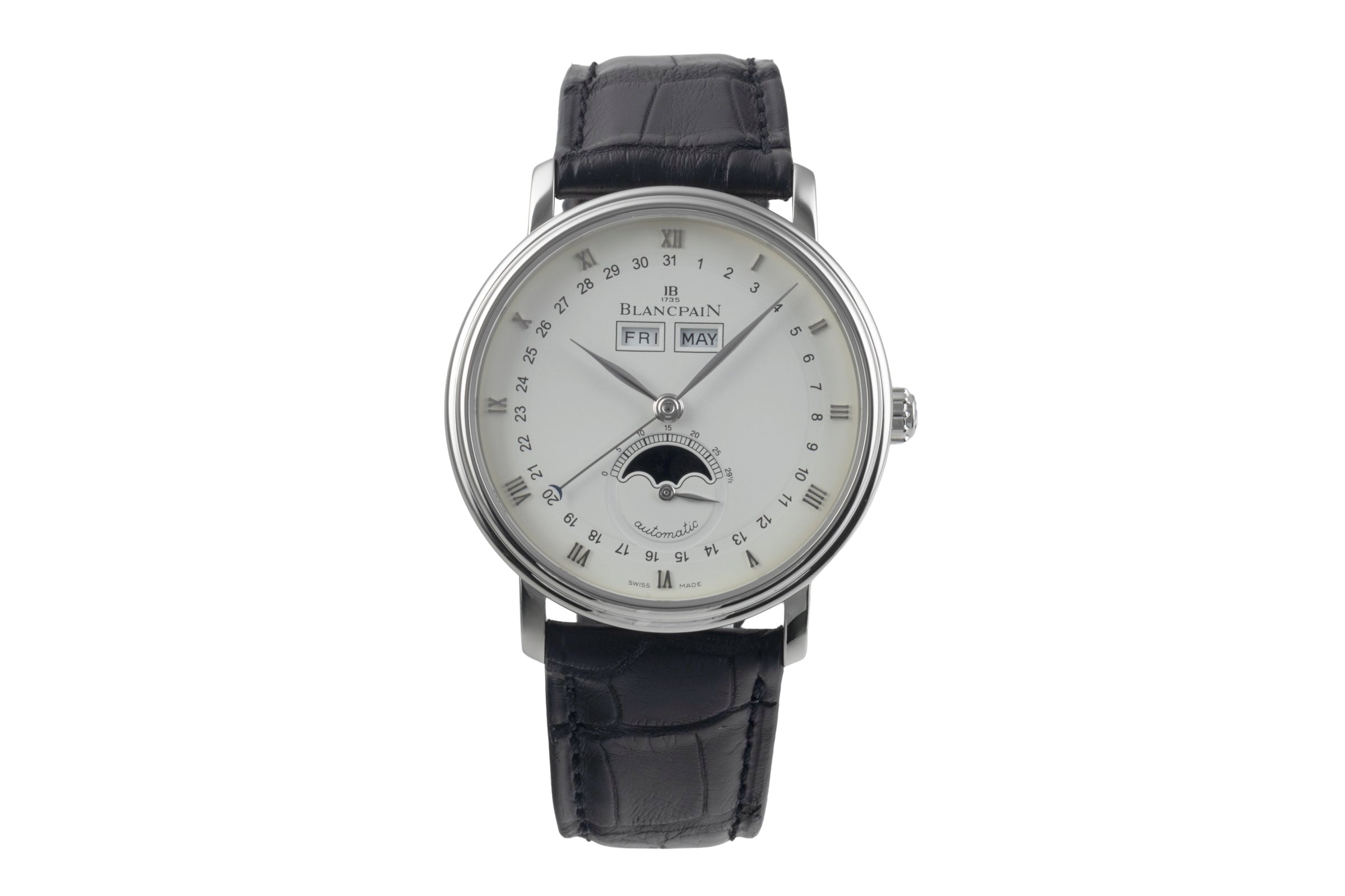Blancpain Villeret steel automatic men's watch 6263-1127-55A LP: 15300EUR  [2501131]