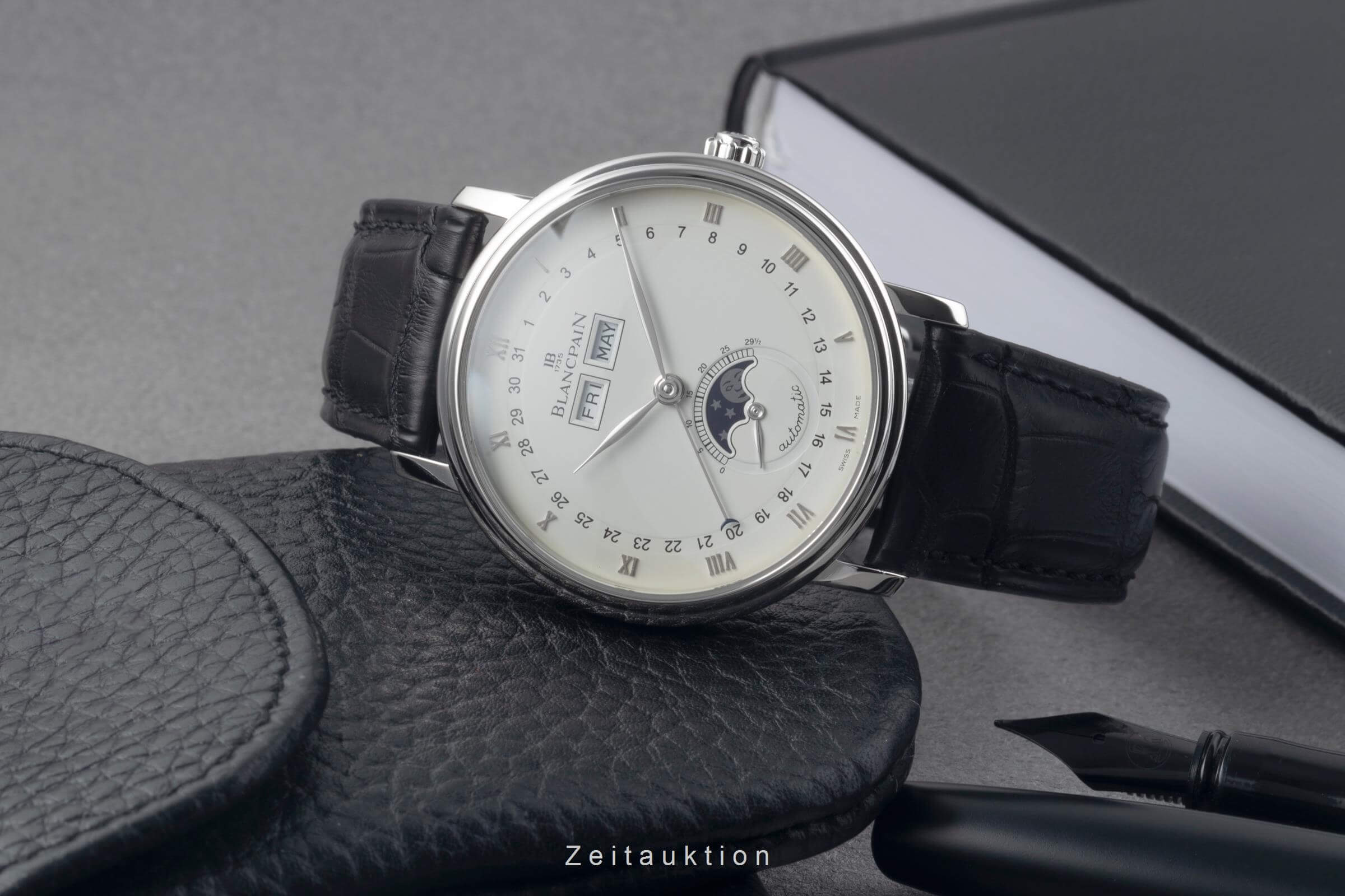Blancpain Villeret acciaio automatismo orologio da uomo 6263-1127-55A LP: 15300EUR  [2501131]