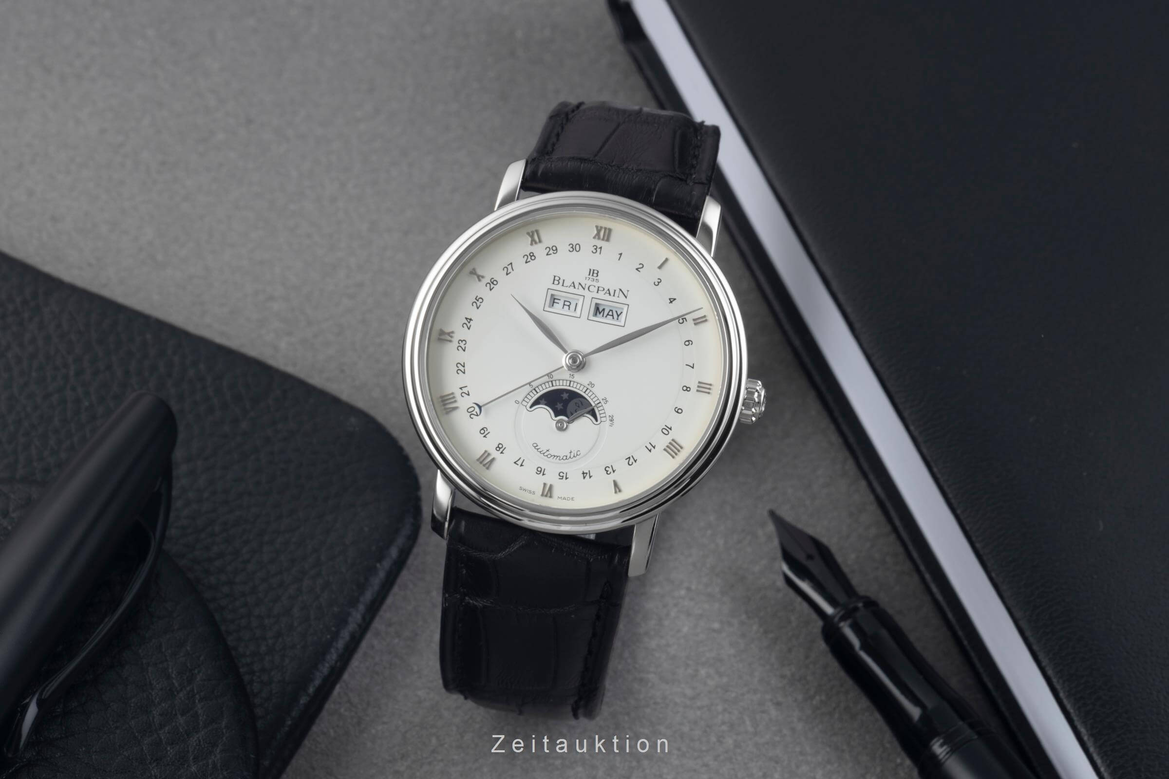 Blancpain Villeret acciaio automatismo orologio da uomo 6263-1127-55A LP: 15300EUR  [2501131]