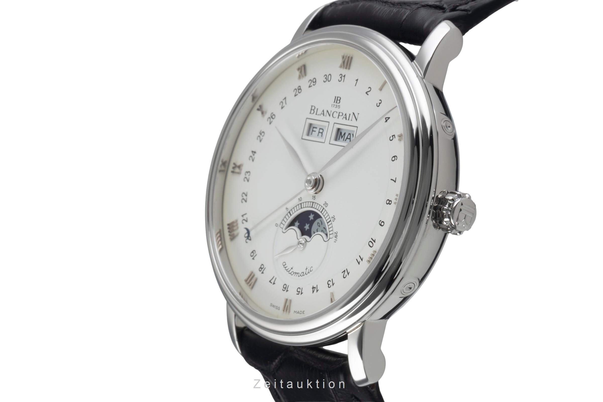 Blancpain Villeret acciaio automatismo orologio da uomo 6263-1127-55A LP: 15300EUR  [2501131]