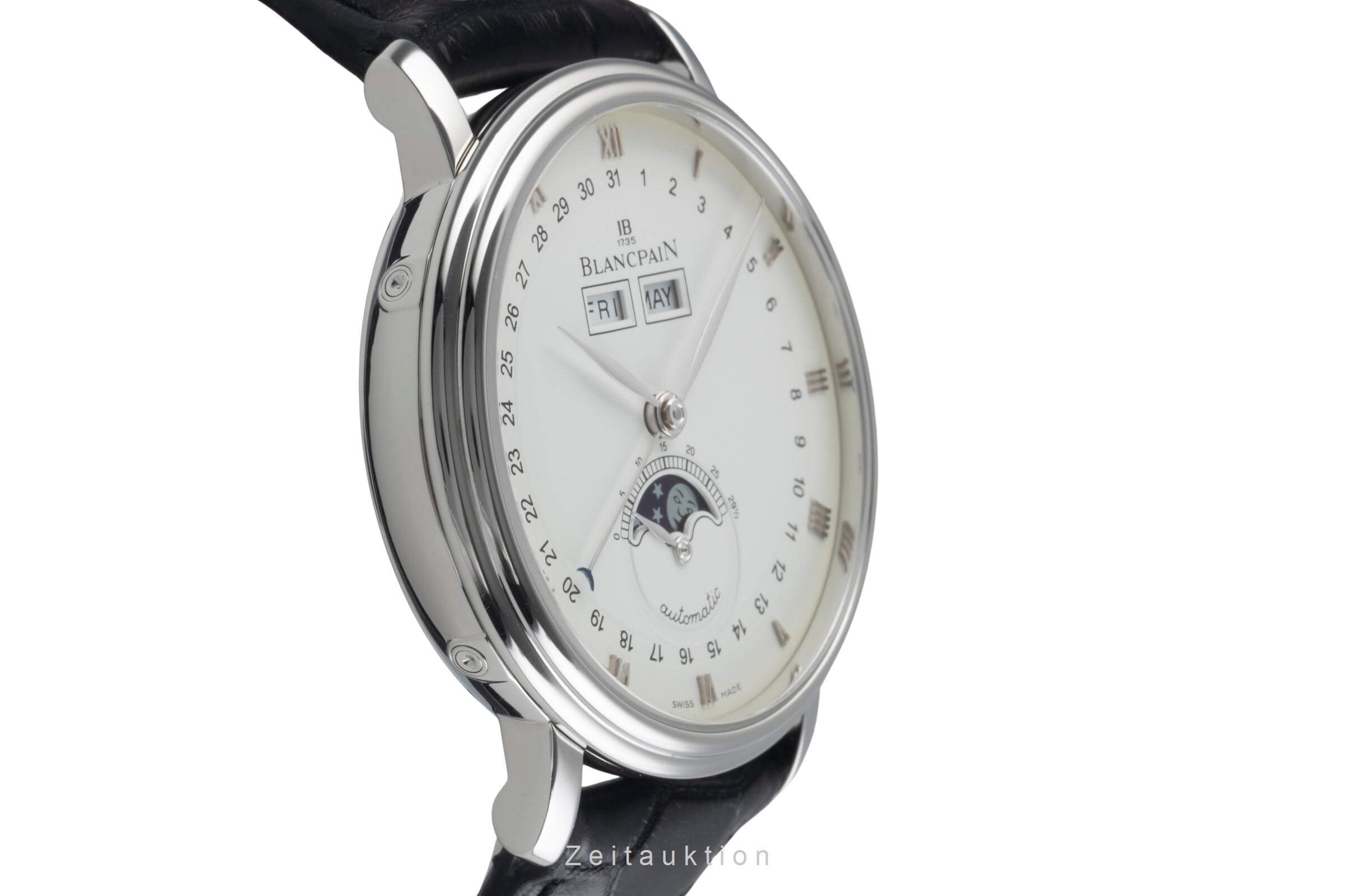 Blancpain Villeret acciaio automatismo orologio da uomo 6263-1127-55A LP: 15300EUR  [2501131]