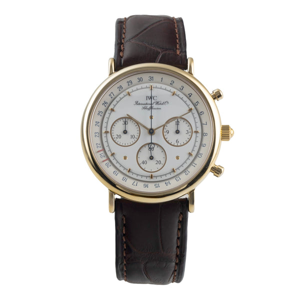 IWC Portofino cronógrafo oro de 18 quilates cuarzo reloj para caballeros IW373101  [2501132]