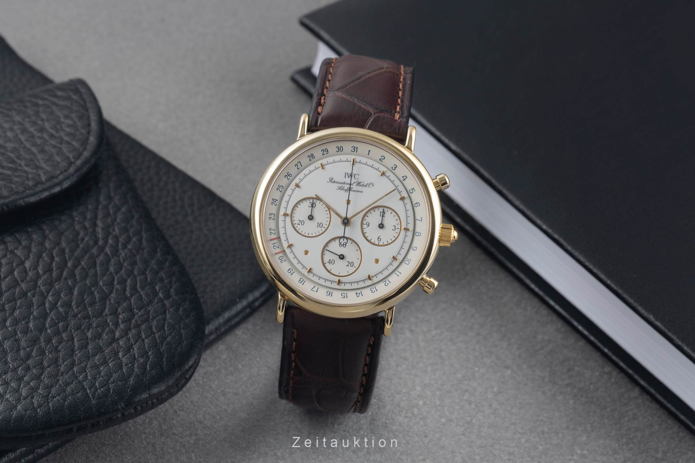 IWC Portofino cronógrafo oro de 18 quilates cuarzo reloj para caballeros IW373101  [2501132]