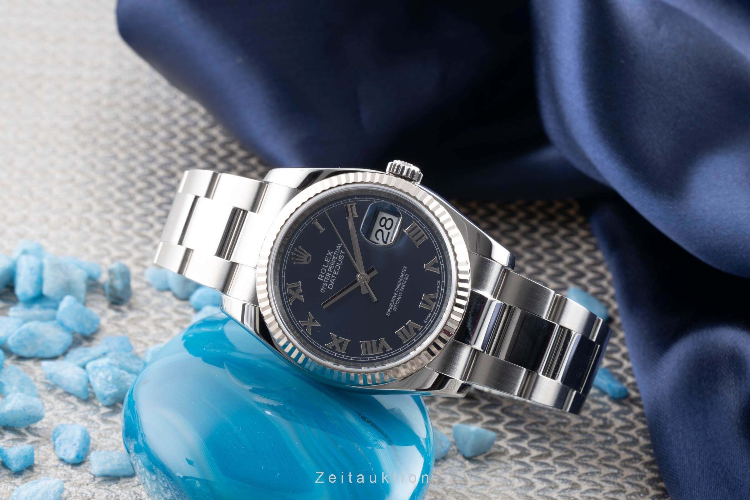 Rolex Datejust steel / white gold automatic men's watch 116234  [2501133]