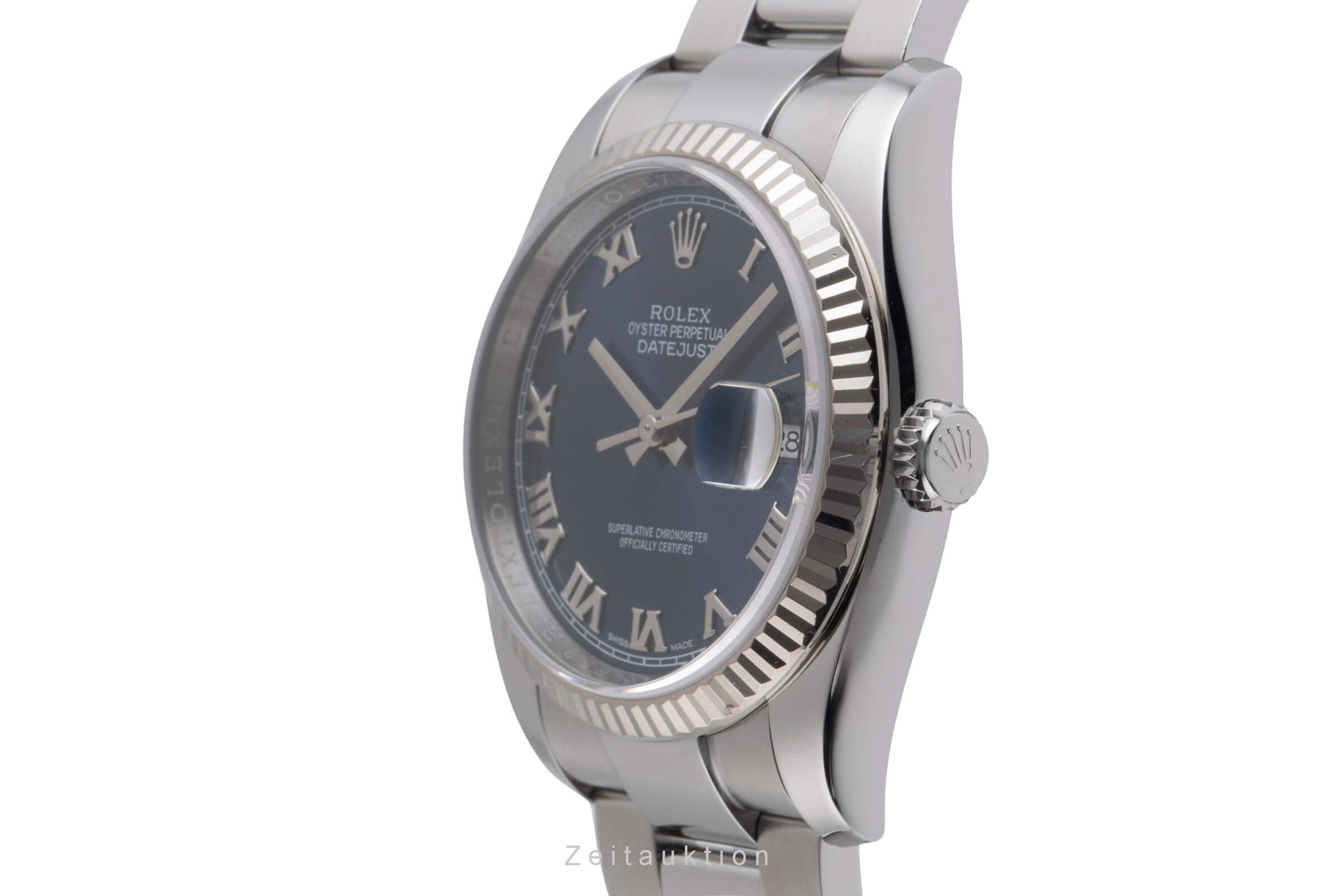 Rolex Datejust steel / white gold automatic men's watch 116234  [2501133]