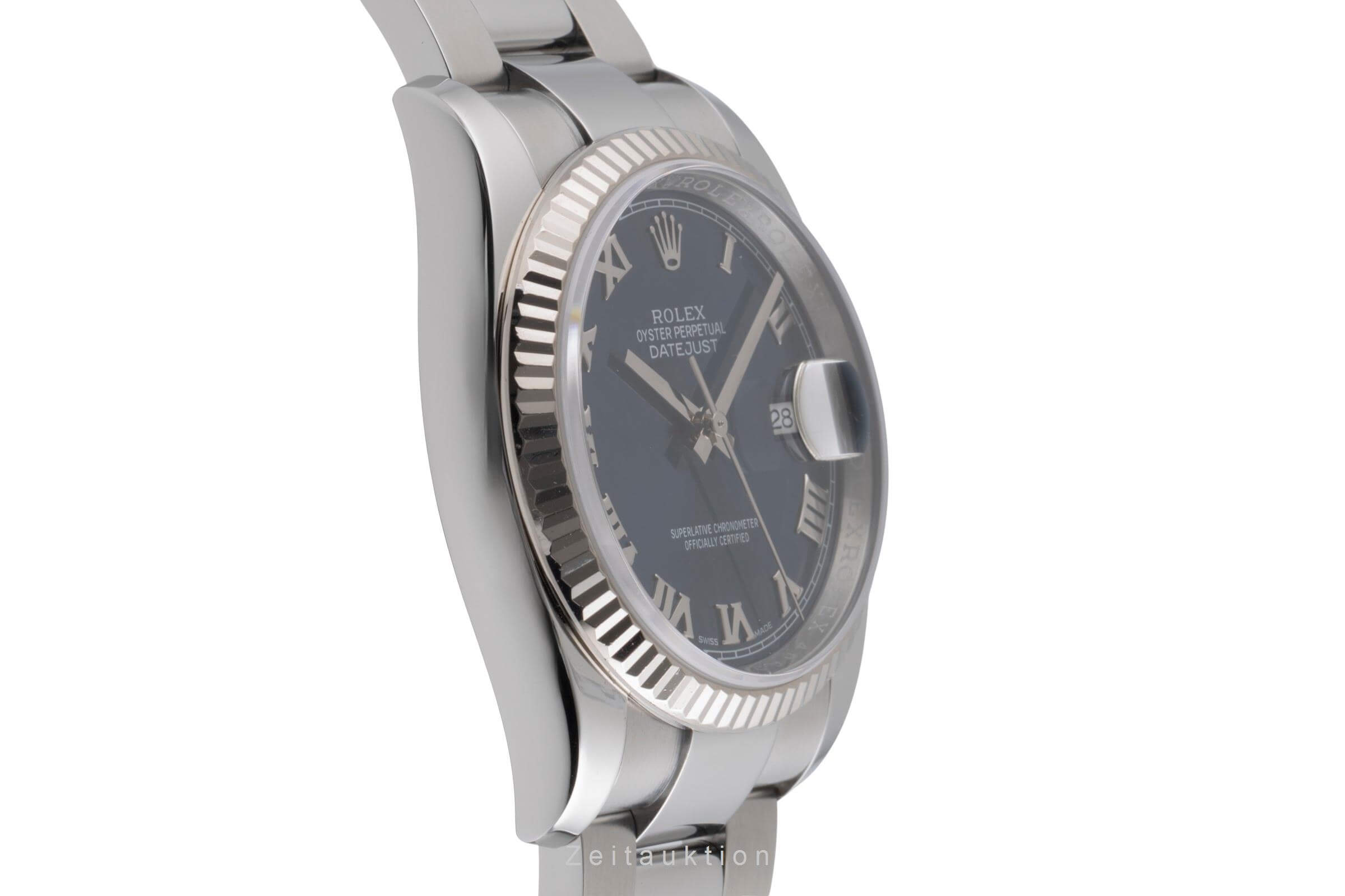 Rolex Datejust steel / white gold automatic men's watch 116234  [2501133]