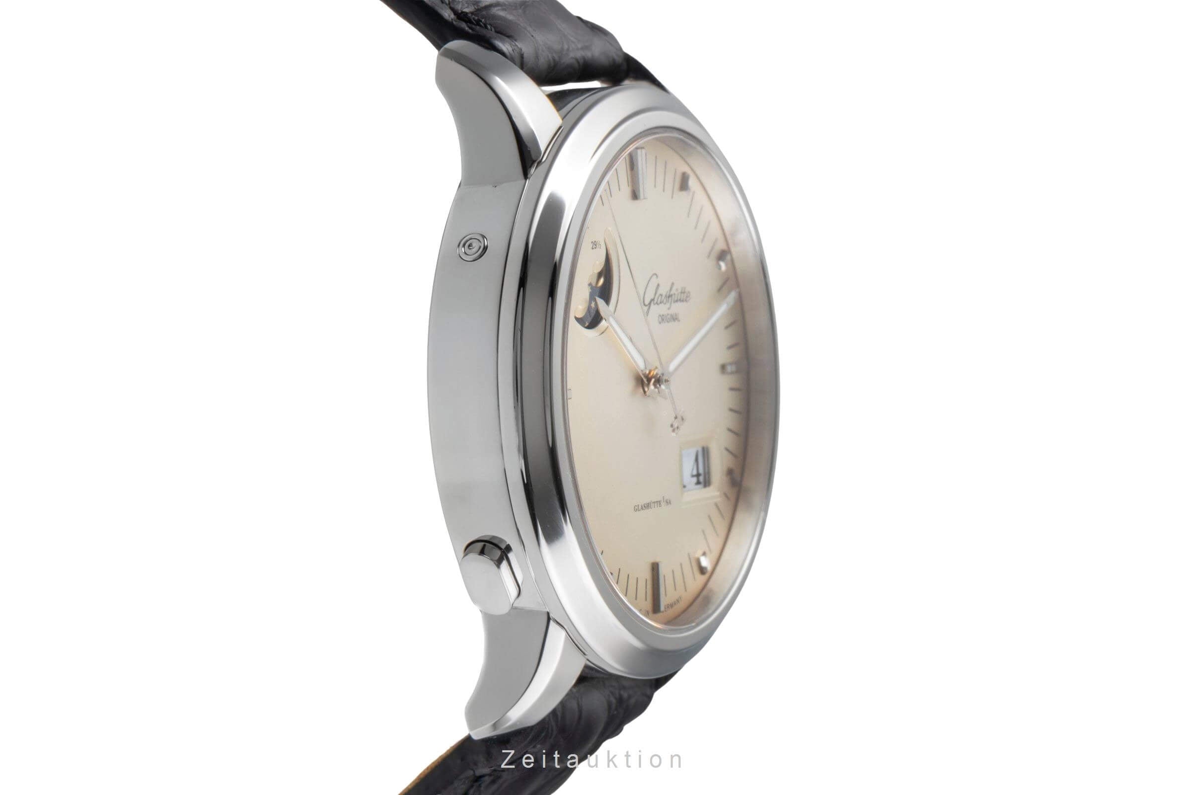 Glashütte Senator acier automatique montre pour hommes 100-04-13-02-04 LP: 12100EUR  [2501142]
