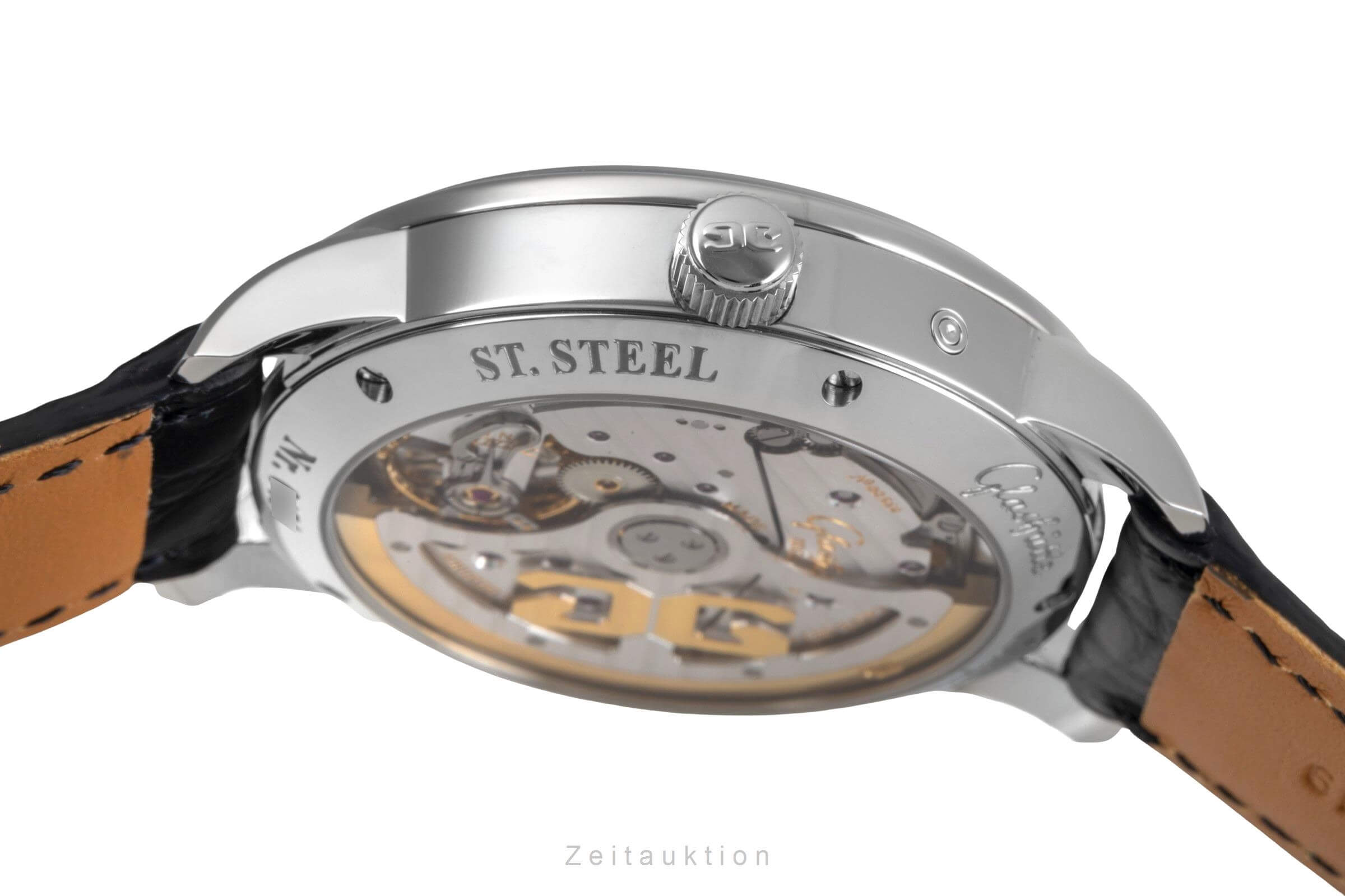 Glashütte Senator acier automatique montre pour hommes 100-04-13-02-04 LP: 12100EUR  [2501142]