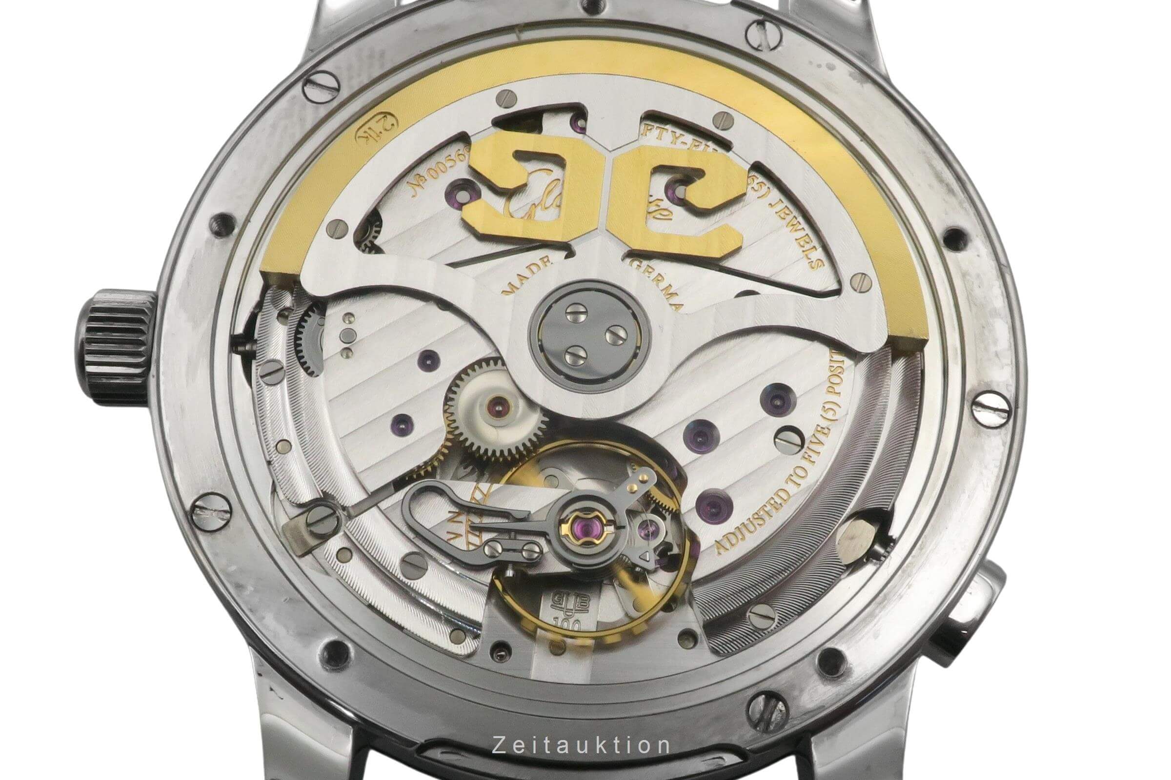 Glashütte Senator acier automatique montre pour hommes 100-04-13-02-04 LP: 12100EUR  [2501142]