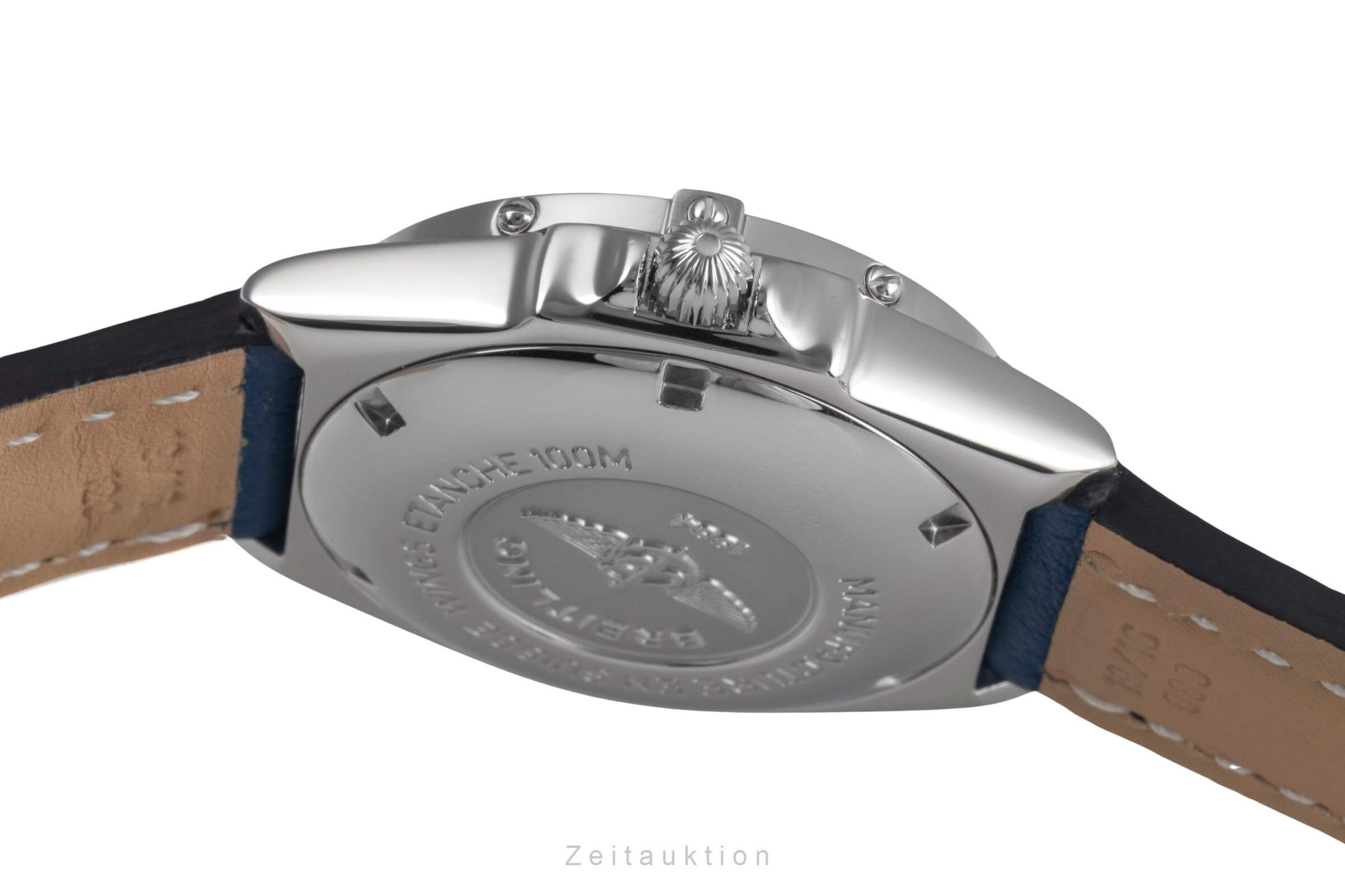 Breitling Wings Blue Dial Edelstahl Herrenuhr Ref. A66050 Klassiker [2501144]