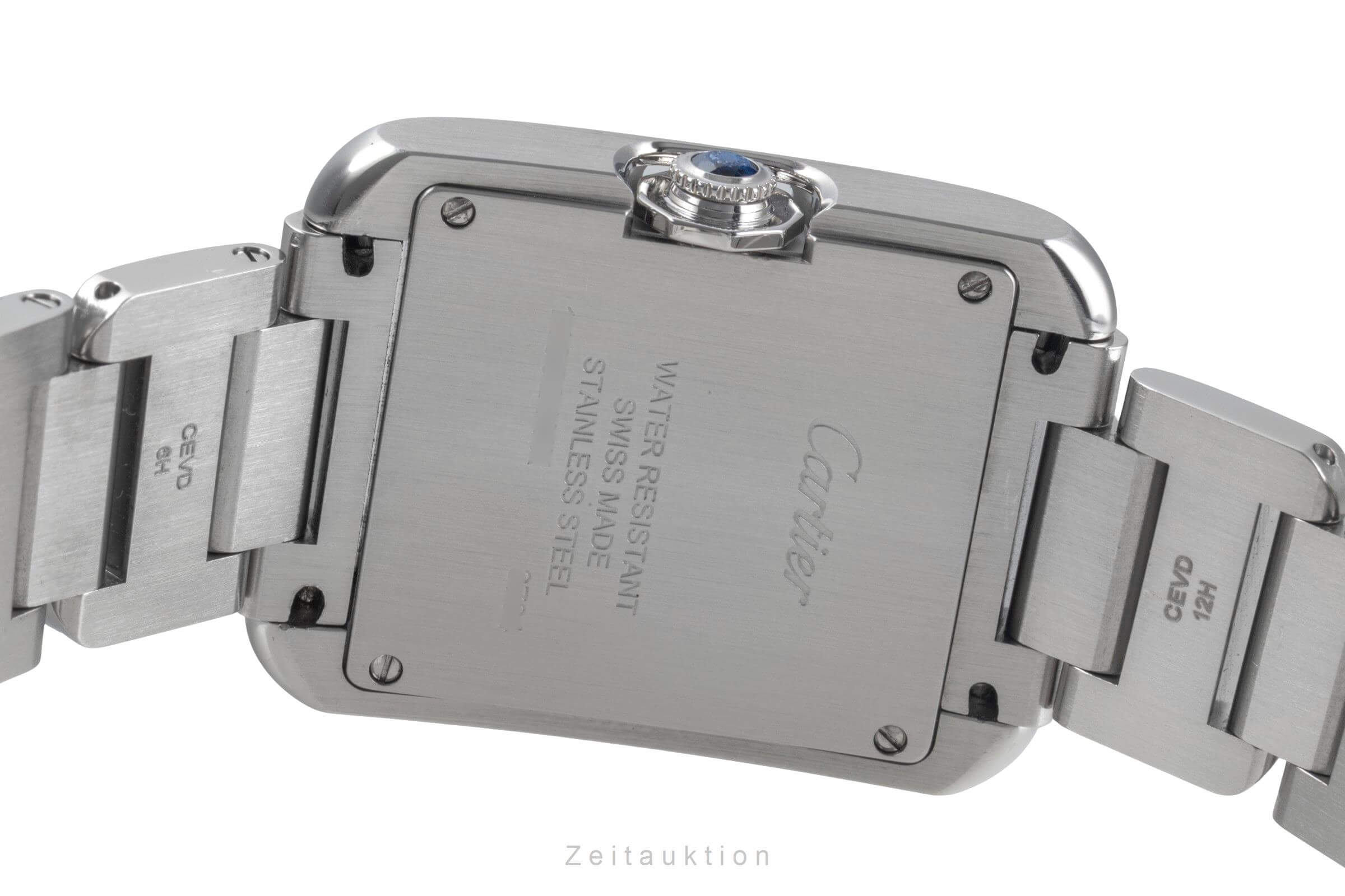 Cartier Tank Anglaise Medium Edelstahl Damenuhr Ref. W4TA0004 VP: 5000 € [2501149]