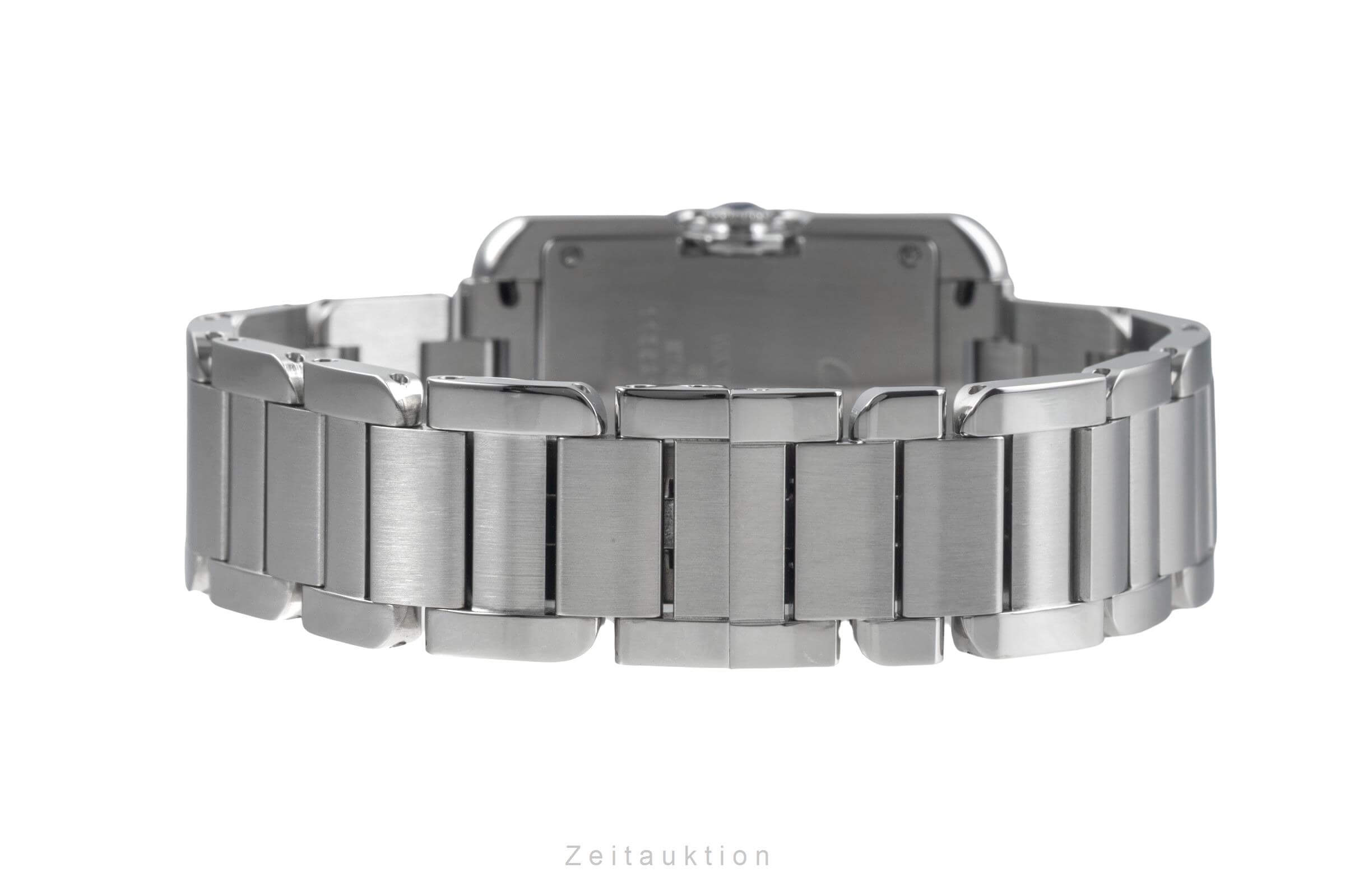 Cartier Tank Anglaise Medium Edelstahl Damenuhr Ref. W4TA0004 VP: 5000 € [2501149]