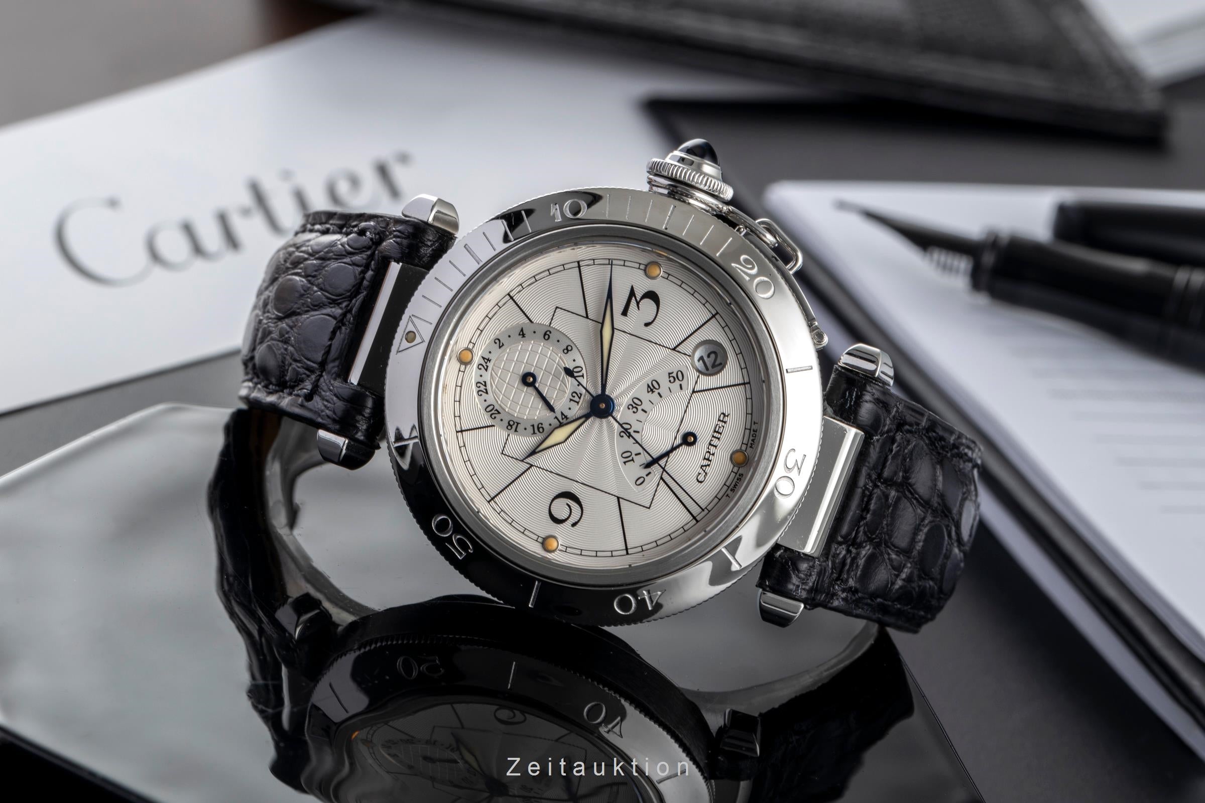 Cartier Pasha steel automatic Kal. 480 Ref. W3103755 | 2501150