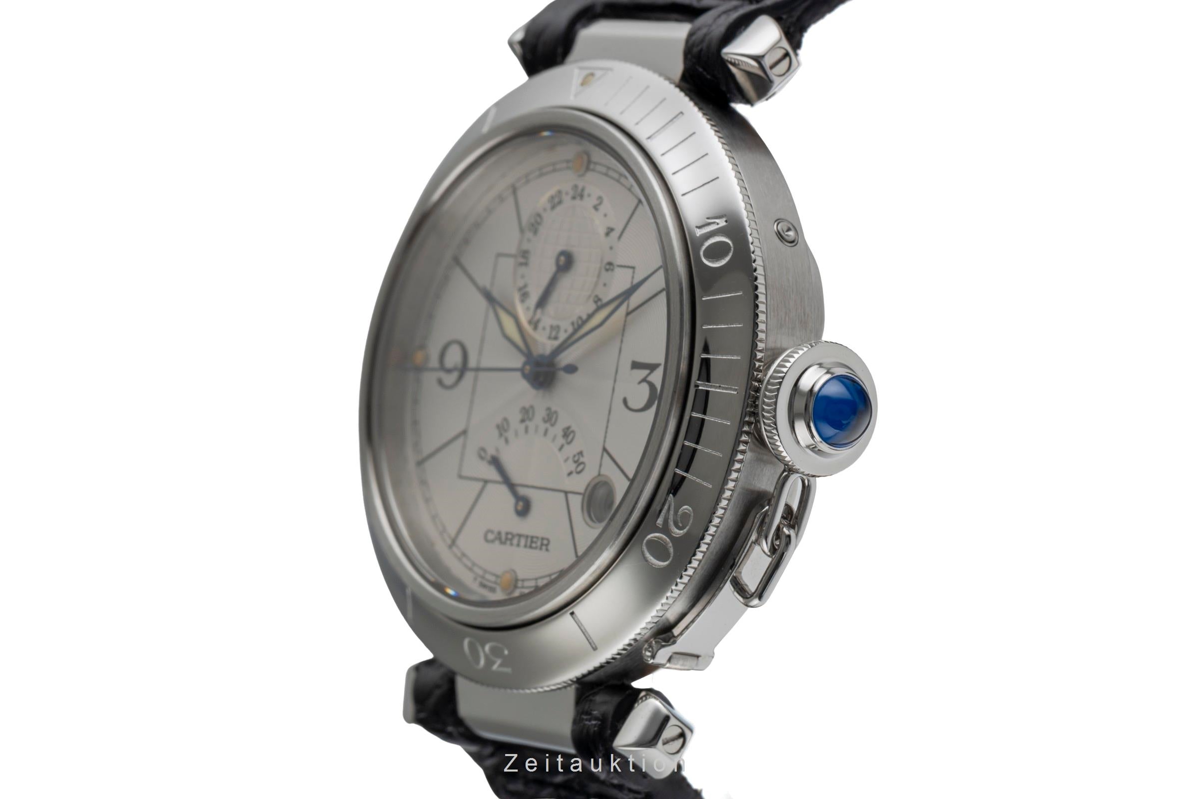 Cartier Pasha steel automatic men's watch W3103755  [2501150]