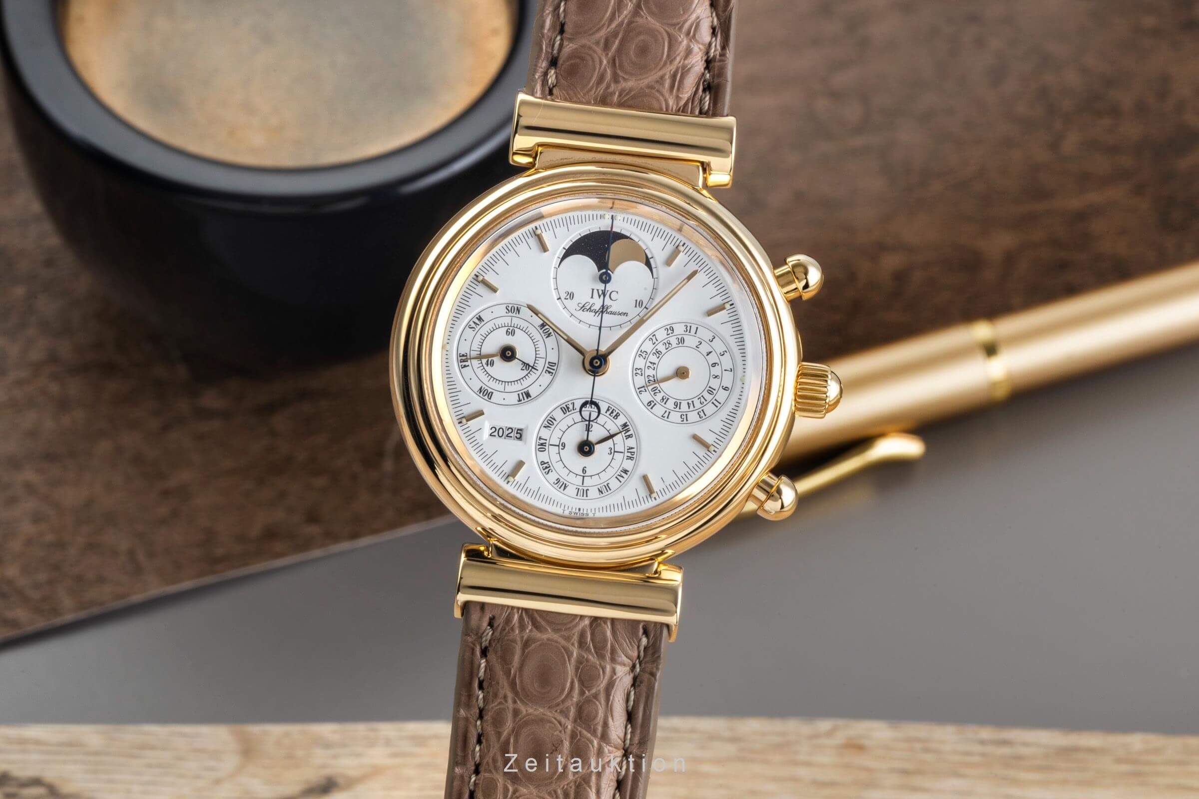 IWC Da Vinci chronograph 18 ct gold automatic men's watch IW375001  [2501154]