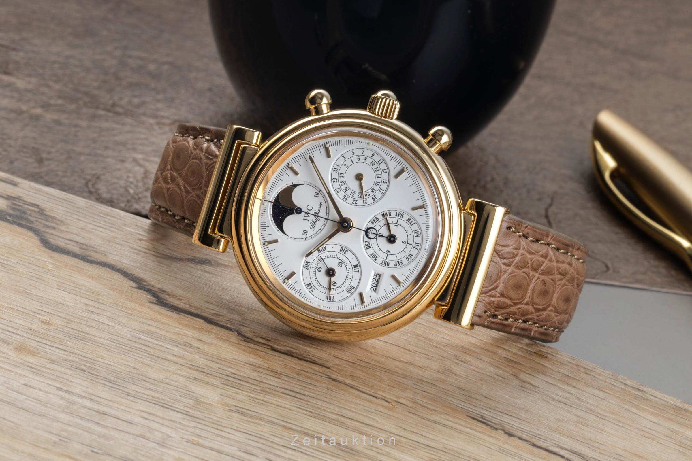 IWC Da Vinci chronograph 18 ct gold automatic men's watch IW375001  [2501154]