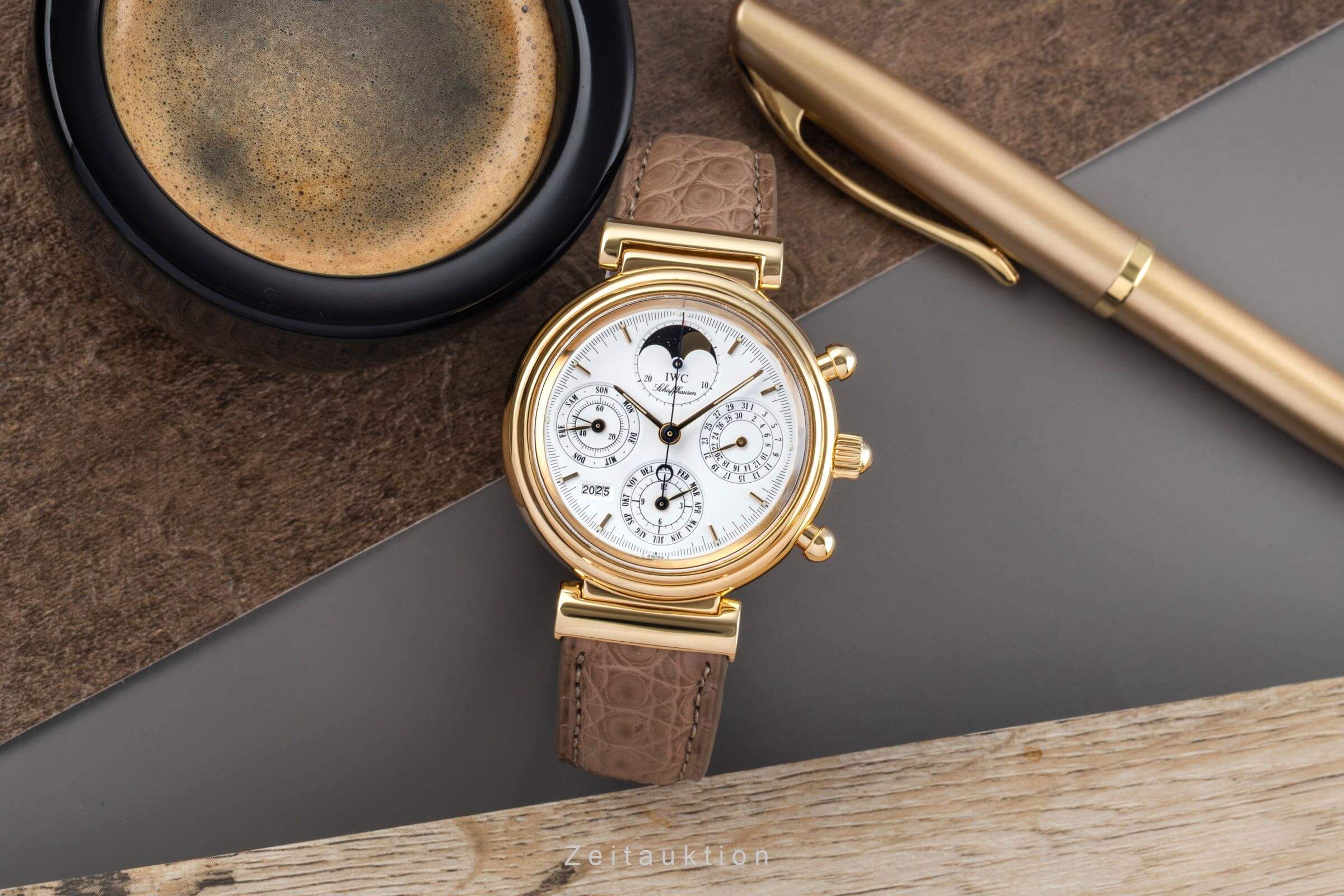 IWC Da Vinci chronograph 18 ct gold automatic men's watch IW375001  [2501154]