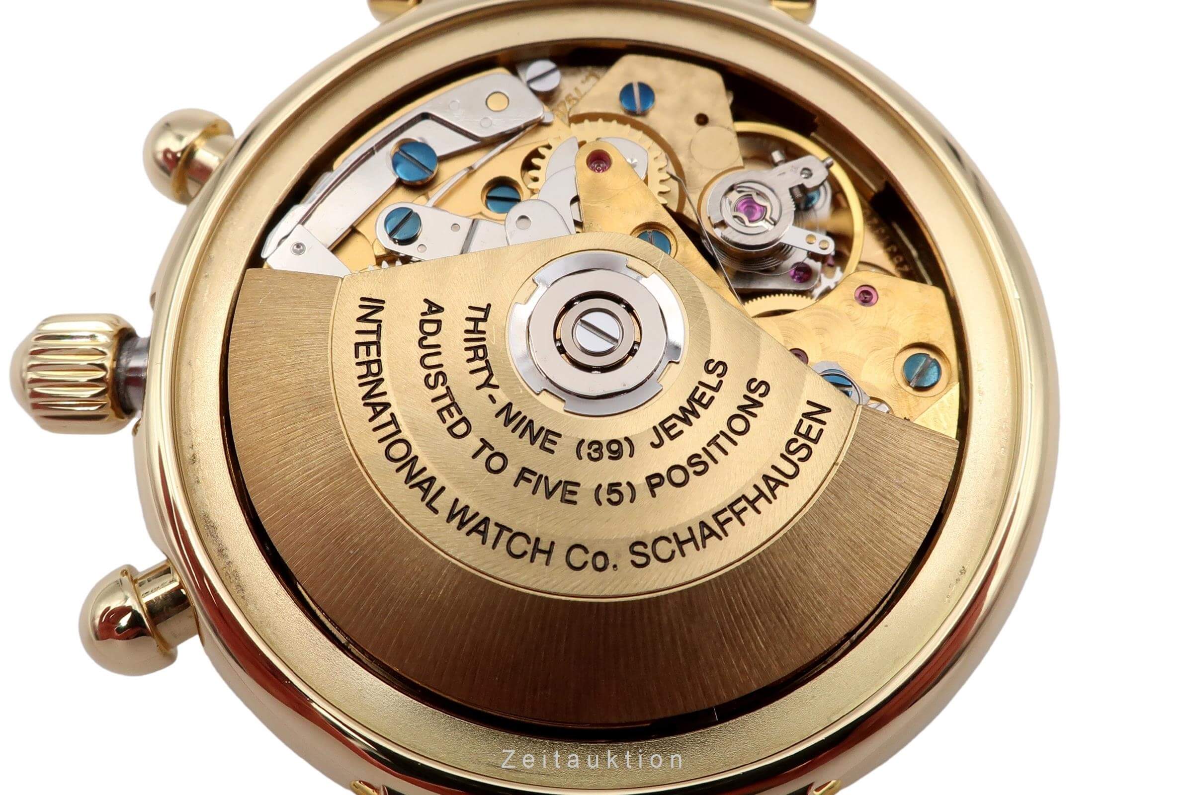 IWC Da Vinci chronograph 18 ct gold automatic men's watch IW375001  [2501154]