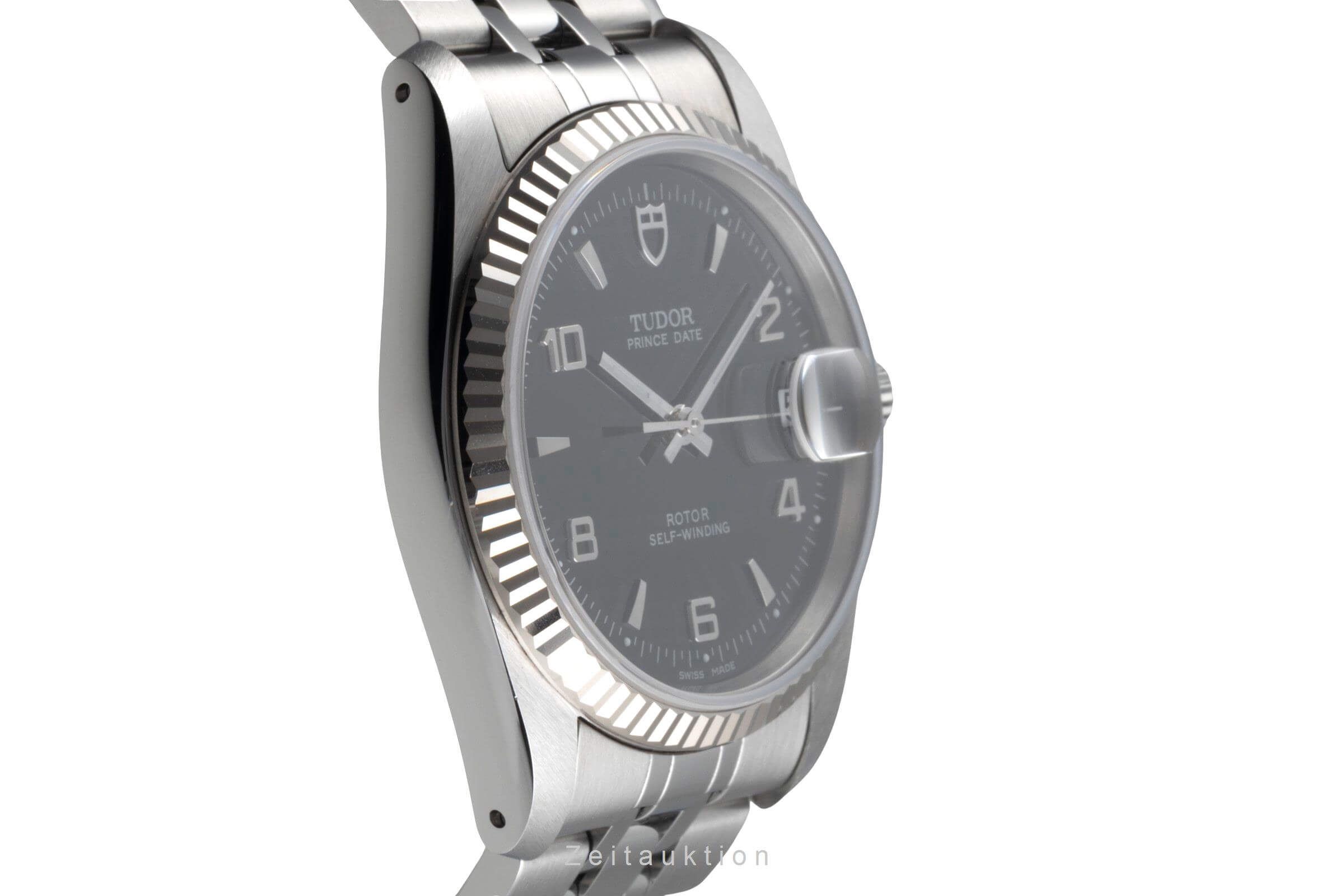 Tudor Prince Date acciaio / oro bianco automatismo orologio da uomo 74034-0012  [2501166]